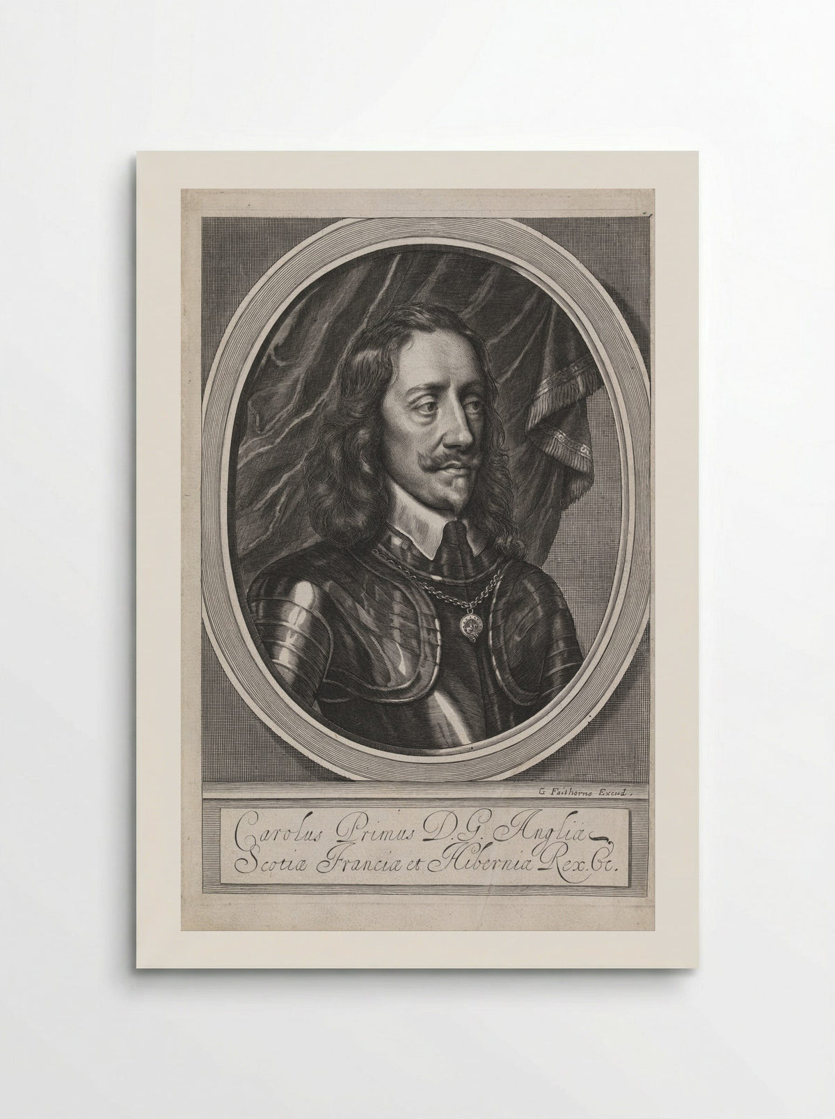 Portrait of King Charles I - William Faithorne (I) - Poster