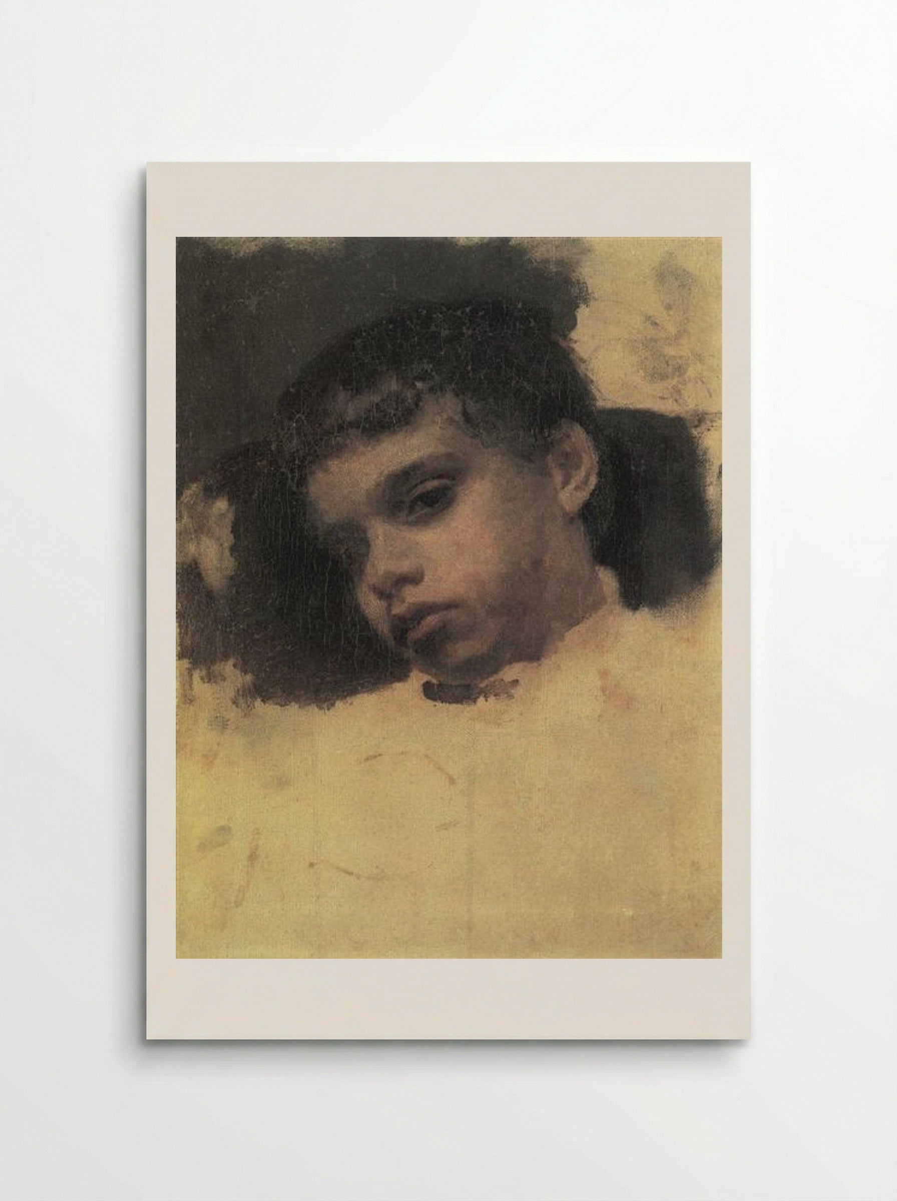 Portrait of Kolya (Nikolay) Simonovich - Valentin Serov - Poster