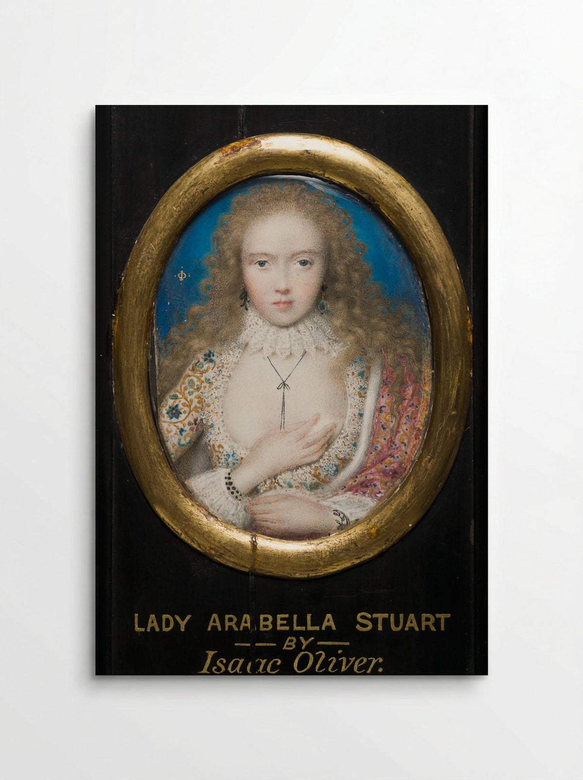 Portrait of Lady Arabella Stuart - Isaac Oliver - Poster