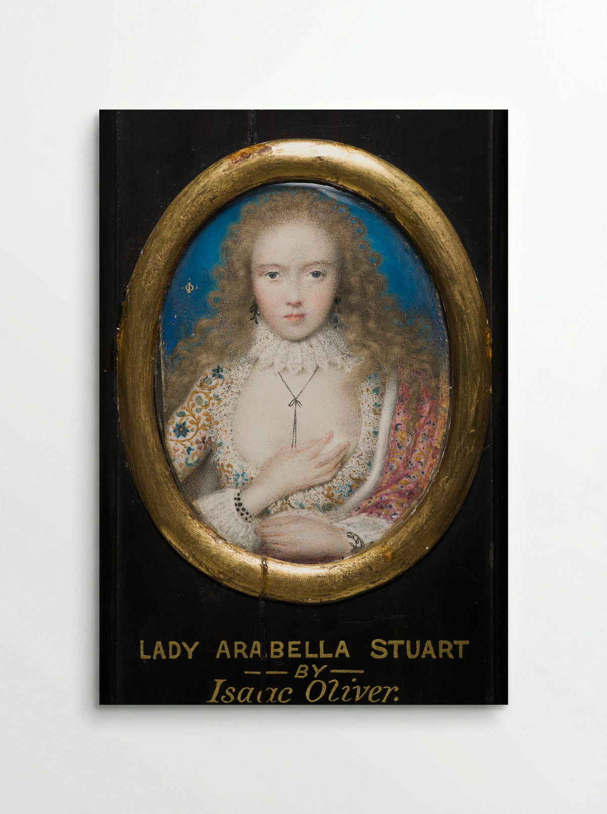Portrait of Lady Arabella Stuart - Isaac Oliver - Poster