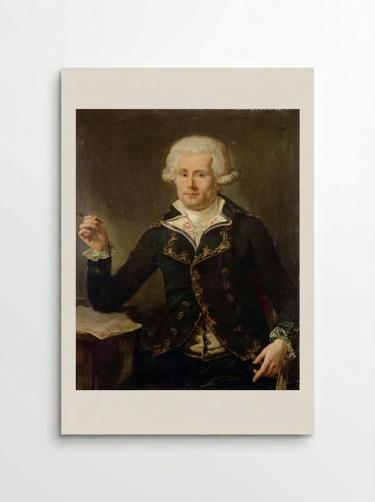 Portrait of Louis Antoine de Bougainville - Joseph Ducreux - Poster