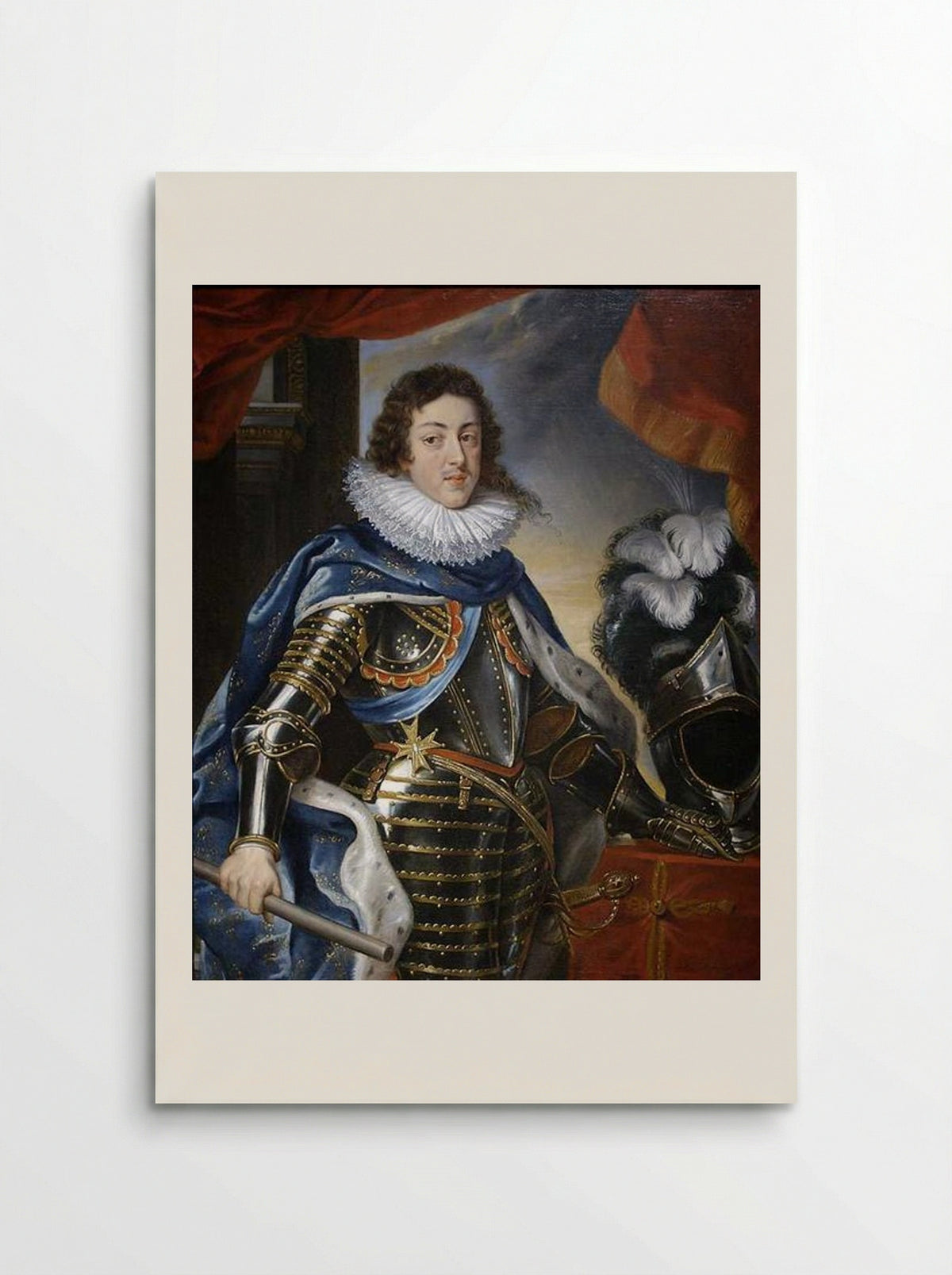 Portrait of Louis XIII - Peter Paul Rubens - Poster