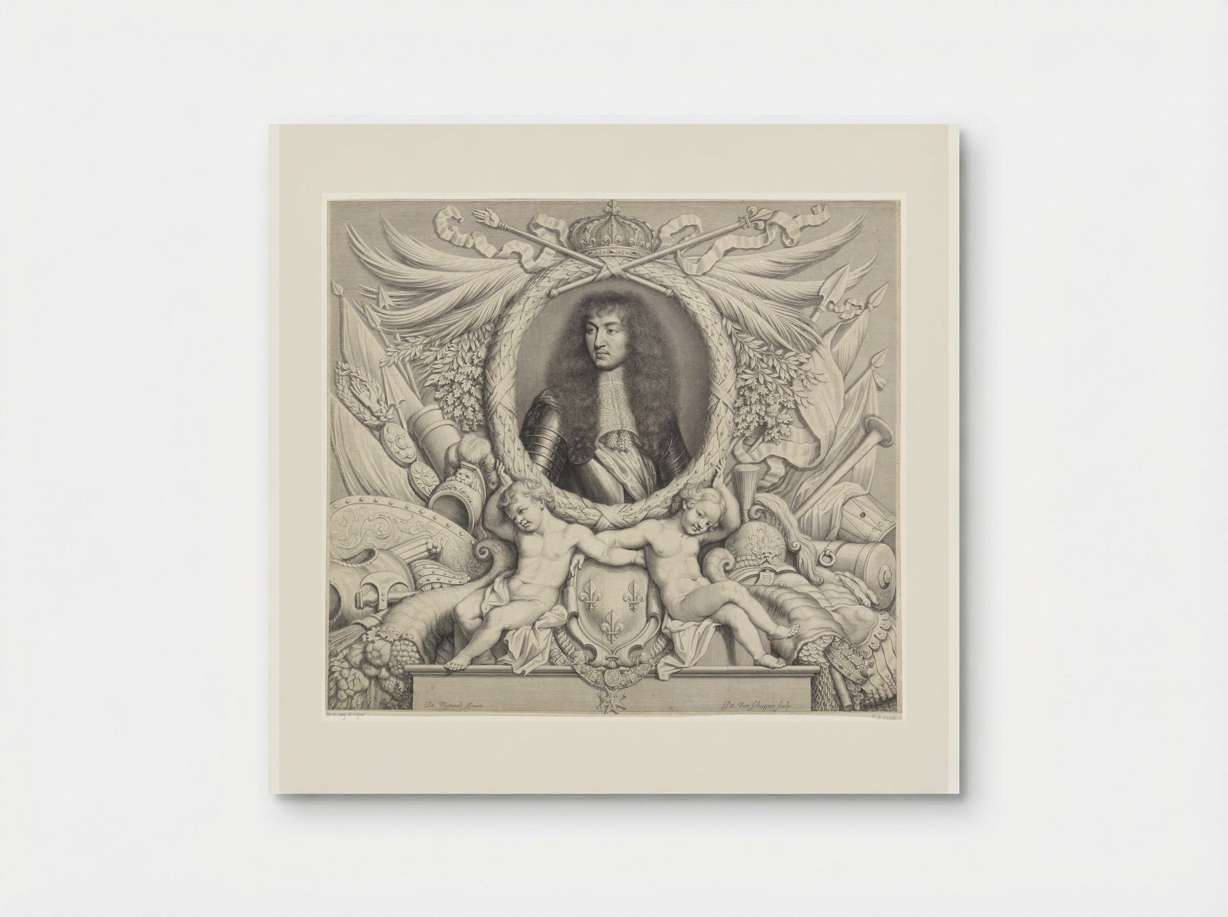 Portrait of Louis XIV - Pieter van Schuppen - Poster