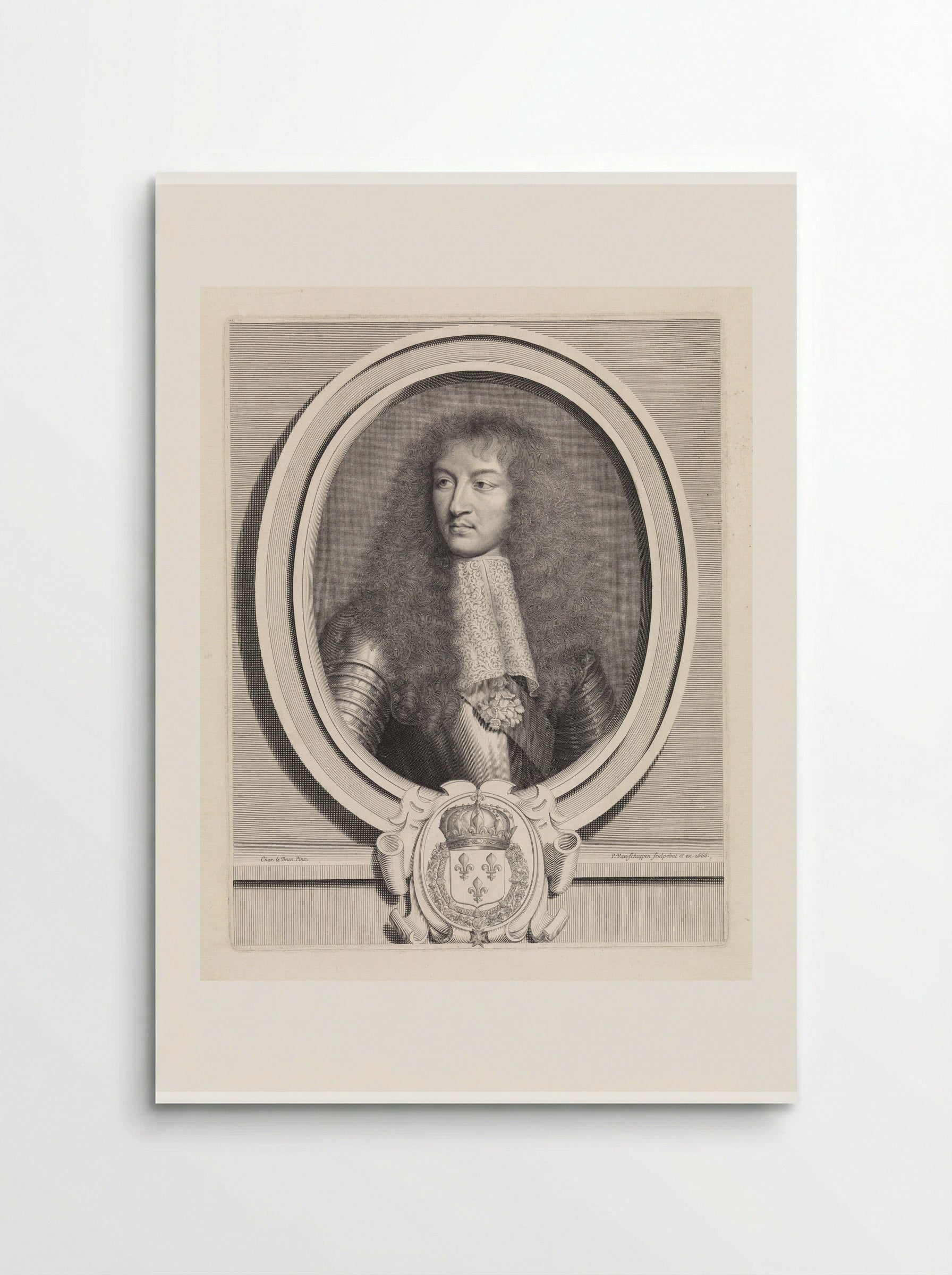 Portrait of Louis XIV - Pieter van Schuppen - Poster