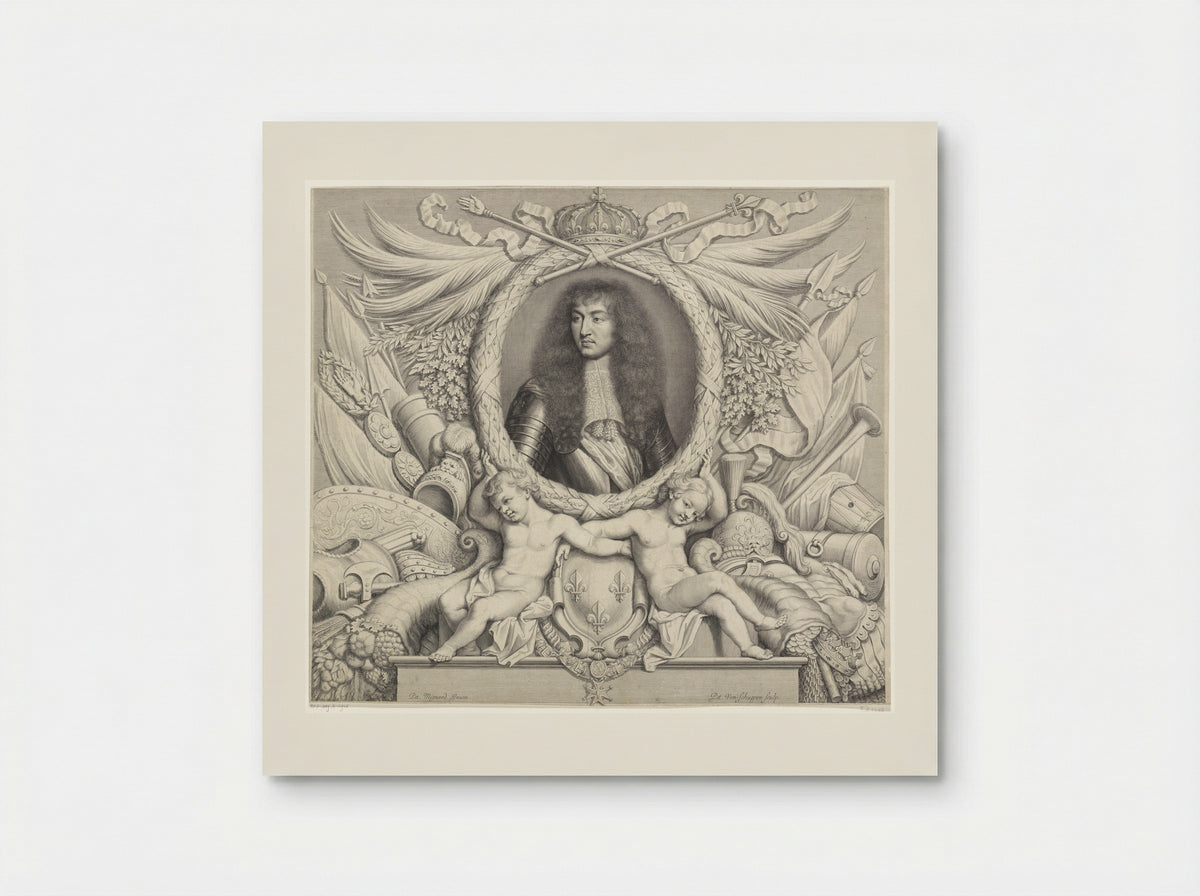 Portrait of Louis XIV - Pieter van Schuppen - Poster