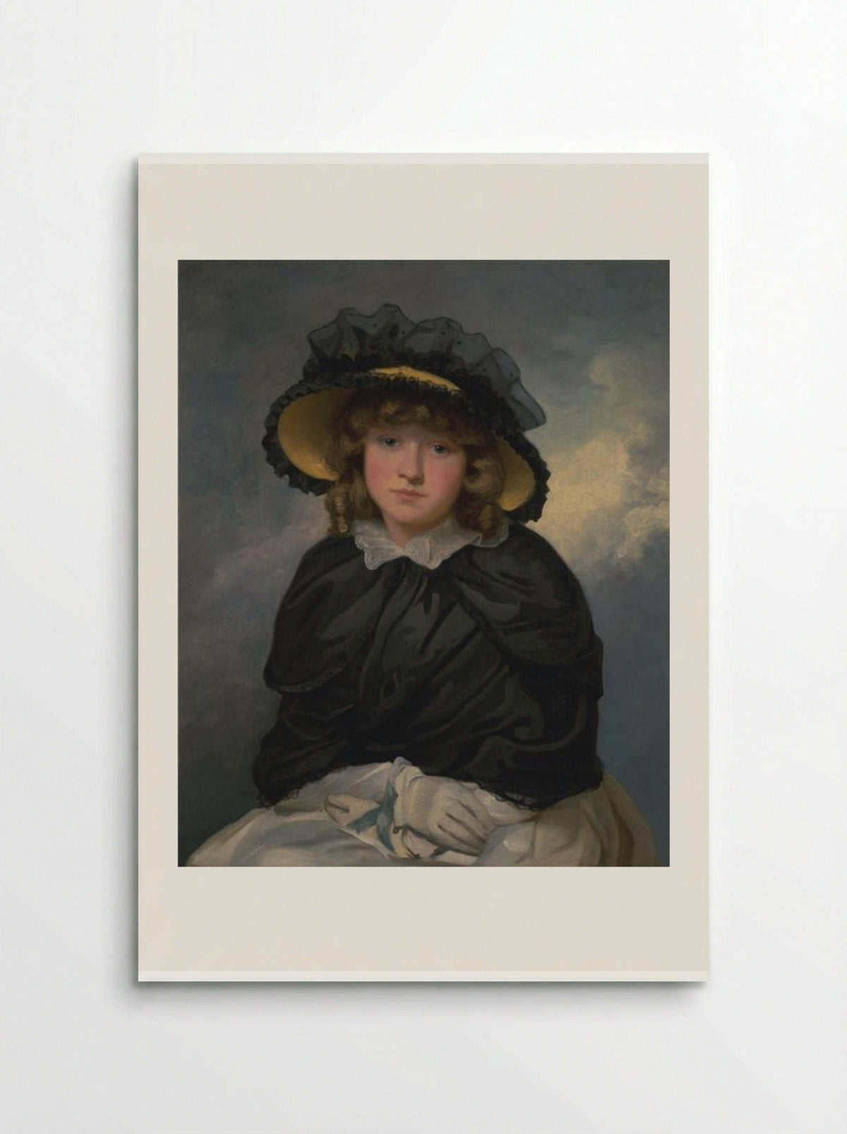 Portrait of Louisa Lane, Called 'Cecilia' - John Hoppner - Poster
