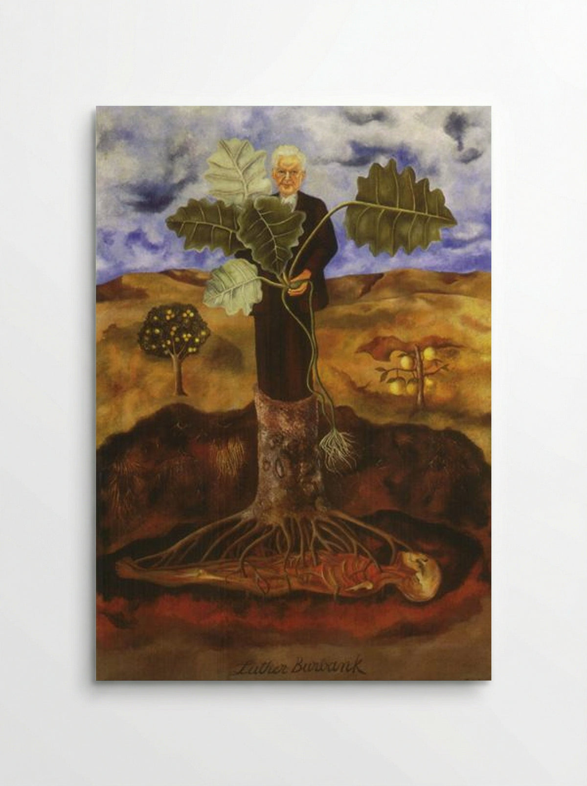 Portrait of Luther Burbank - Frida Kahlo - Poster