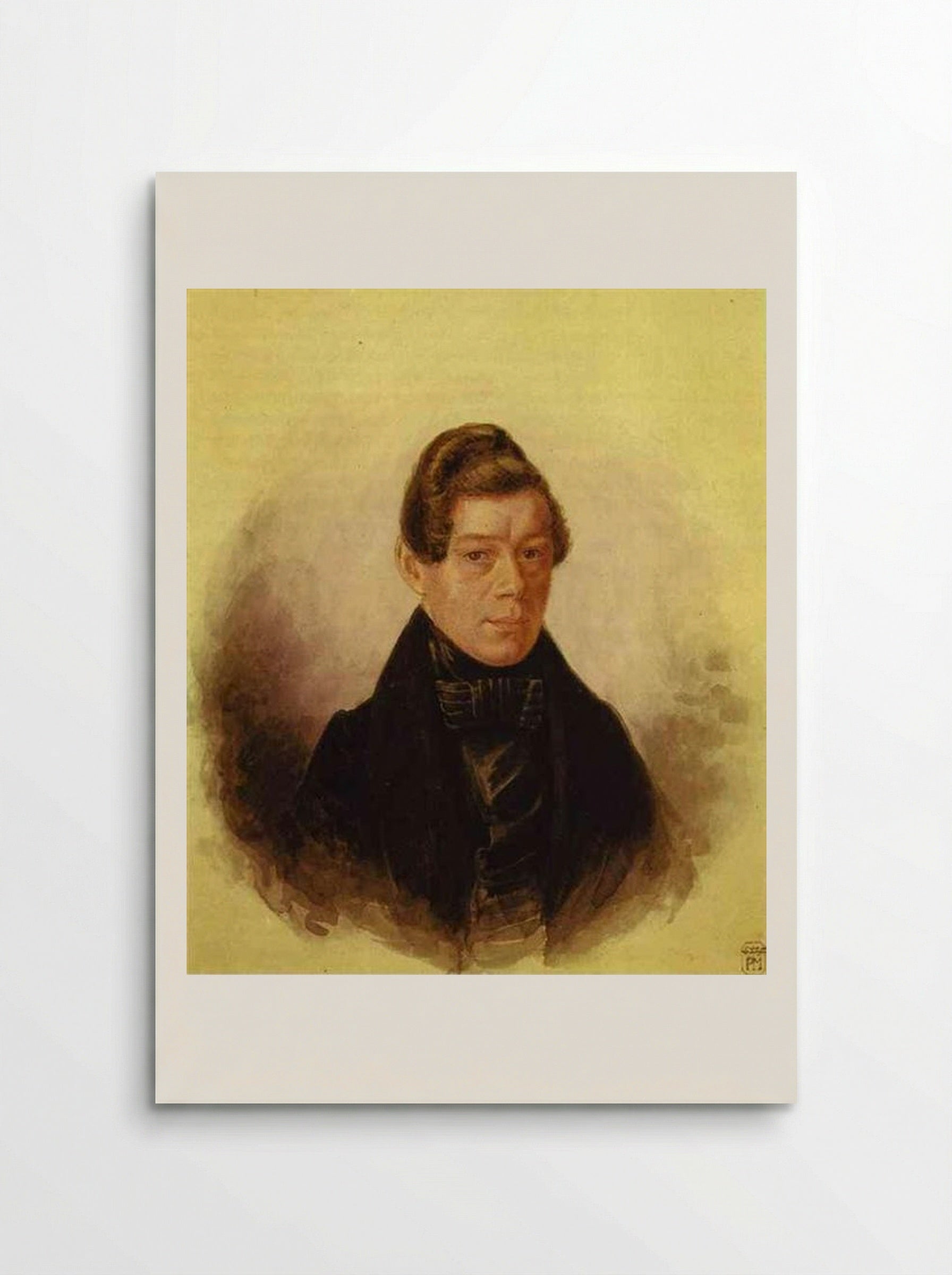 Portrait of M. M. Rodivanovsky - Pavel Fedotov - Poster