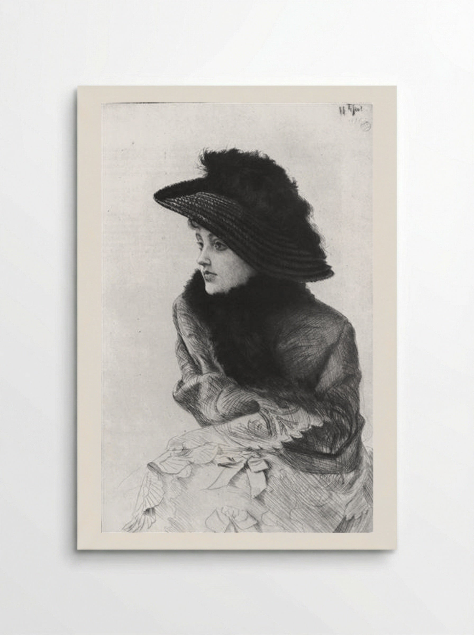 Portrait of M. N. - James Tissot - Poster