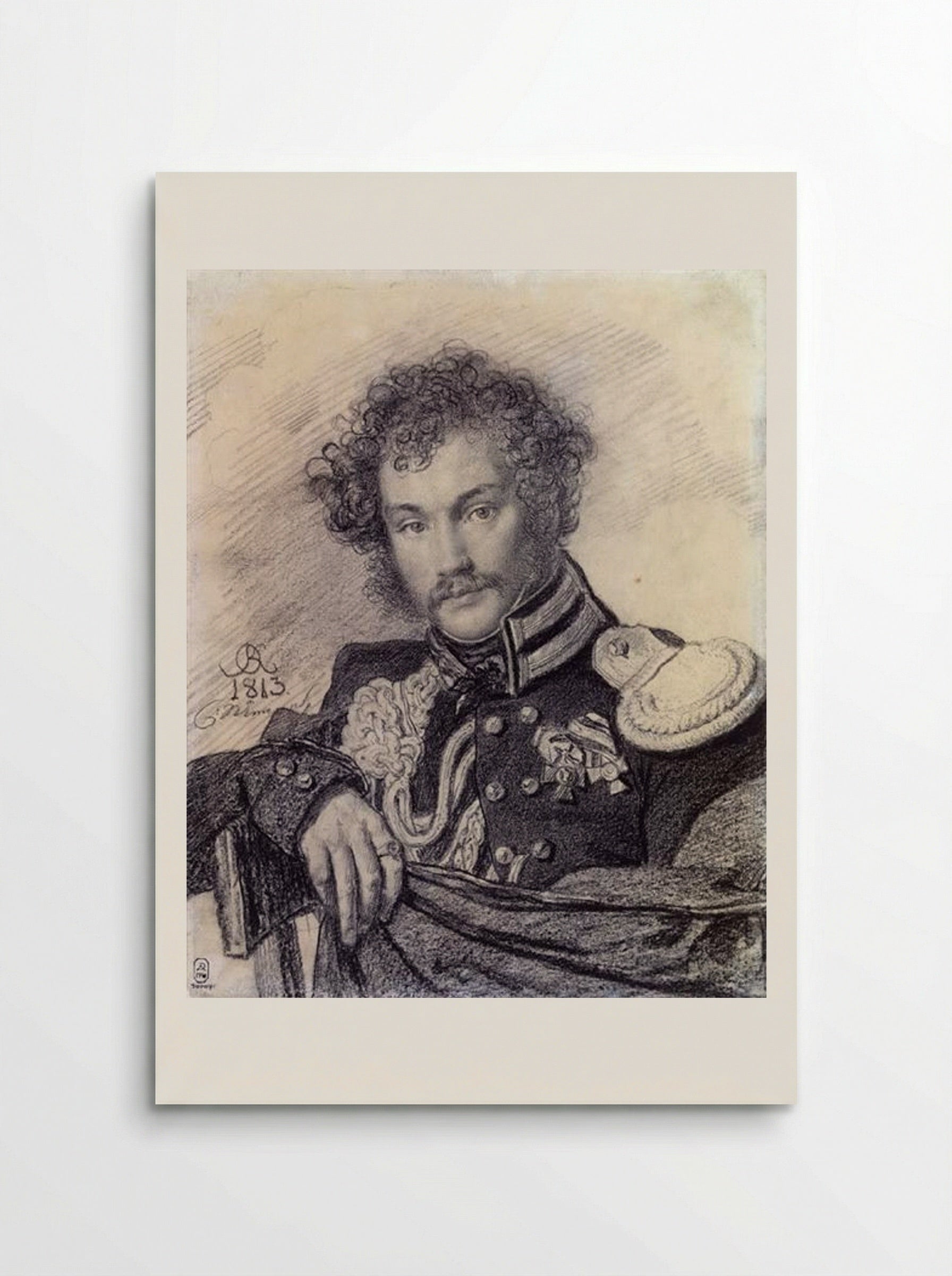 Portrait of M. Lansky - Orest Kiprensky - Poster