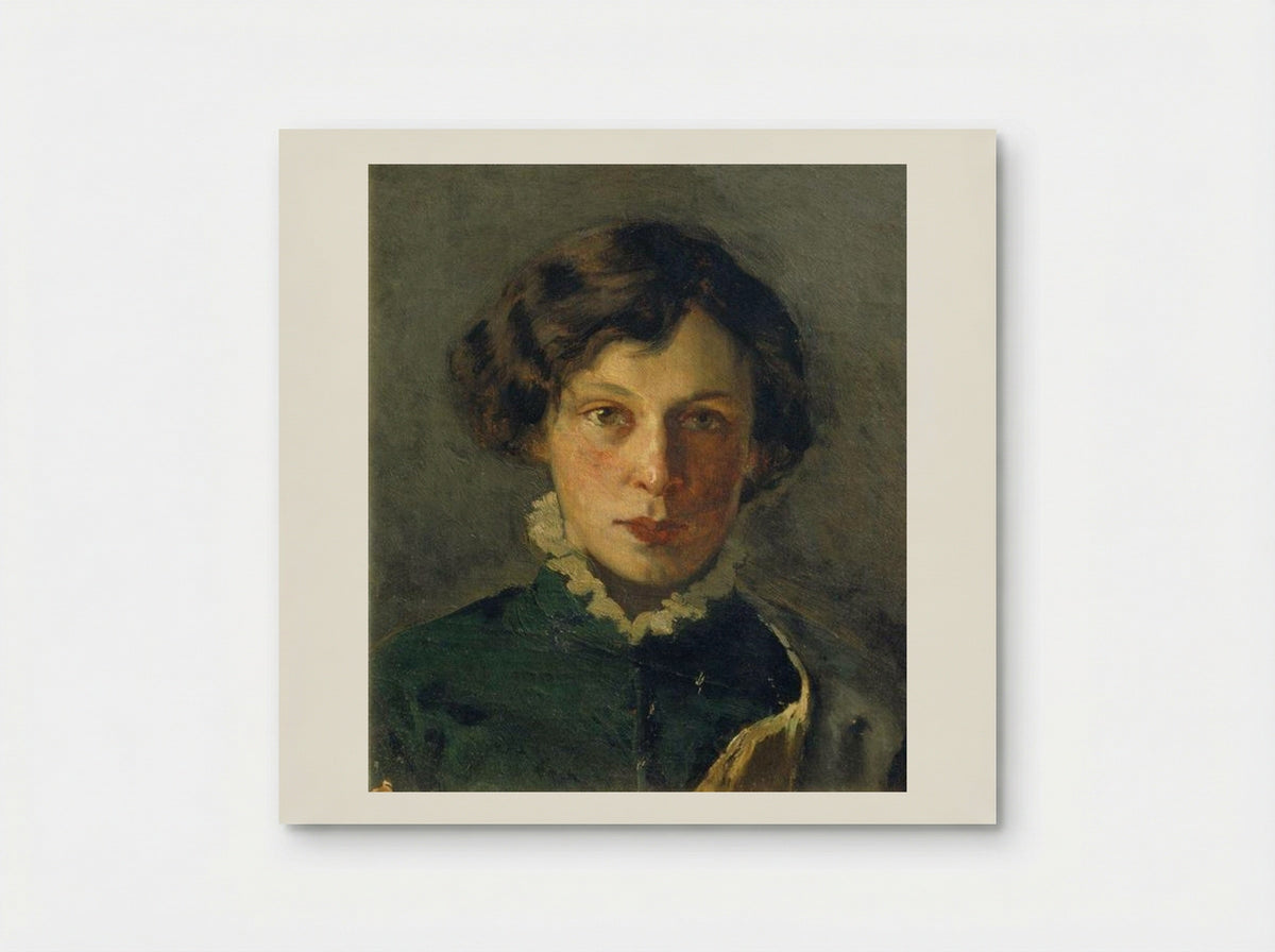 Portrait of M. Nesterova - Mikhail Nesterov - Poster