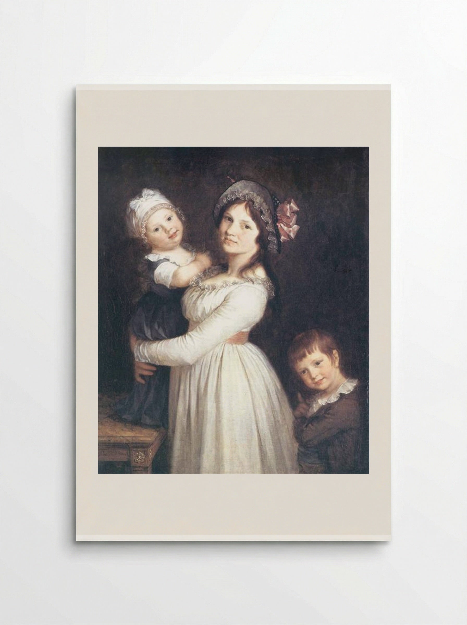 Portrait of Madame Anthony and Her Children - Pierre-Paul Prud'hon - Poster