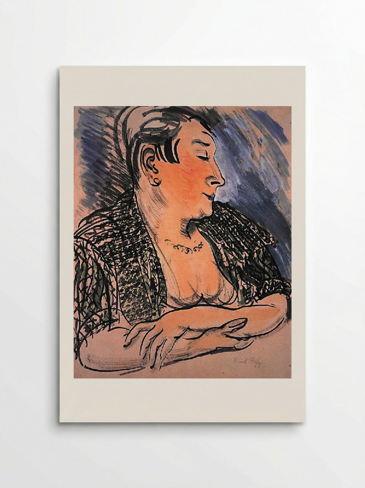 Portrait of Madame Dufy - Raoul Dufy - Poster