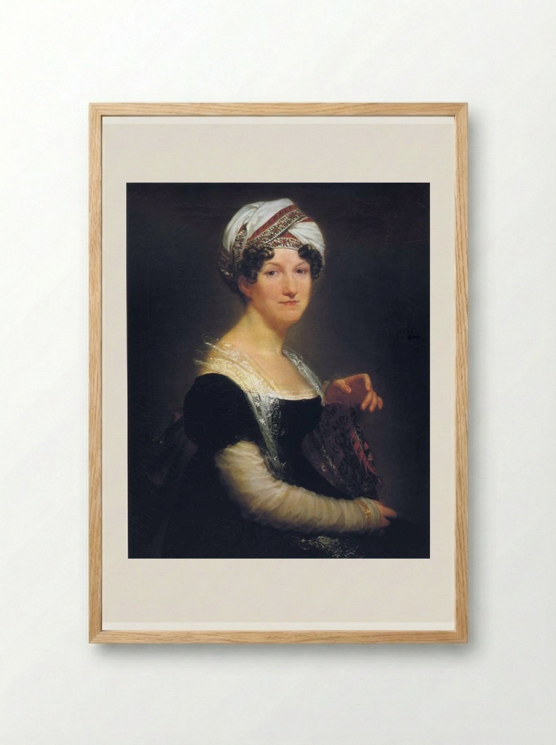 Portrait of Madame Péan de Saint-Gilles - Pierre-Paul Prud'hon - Framed Print Wood