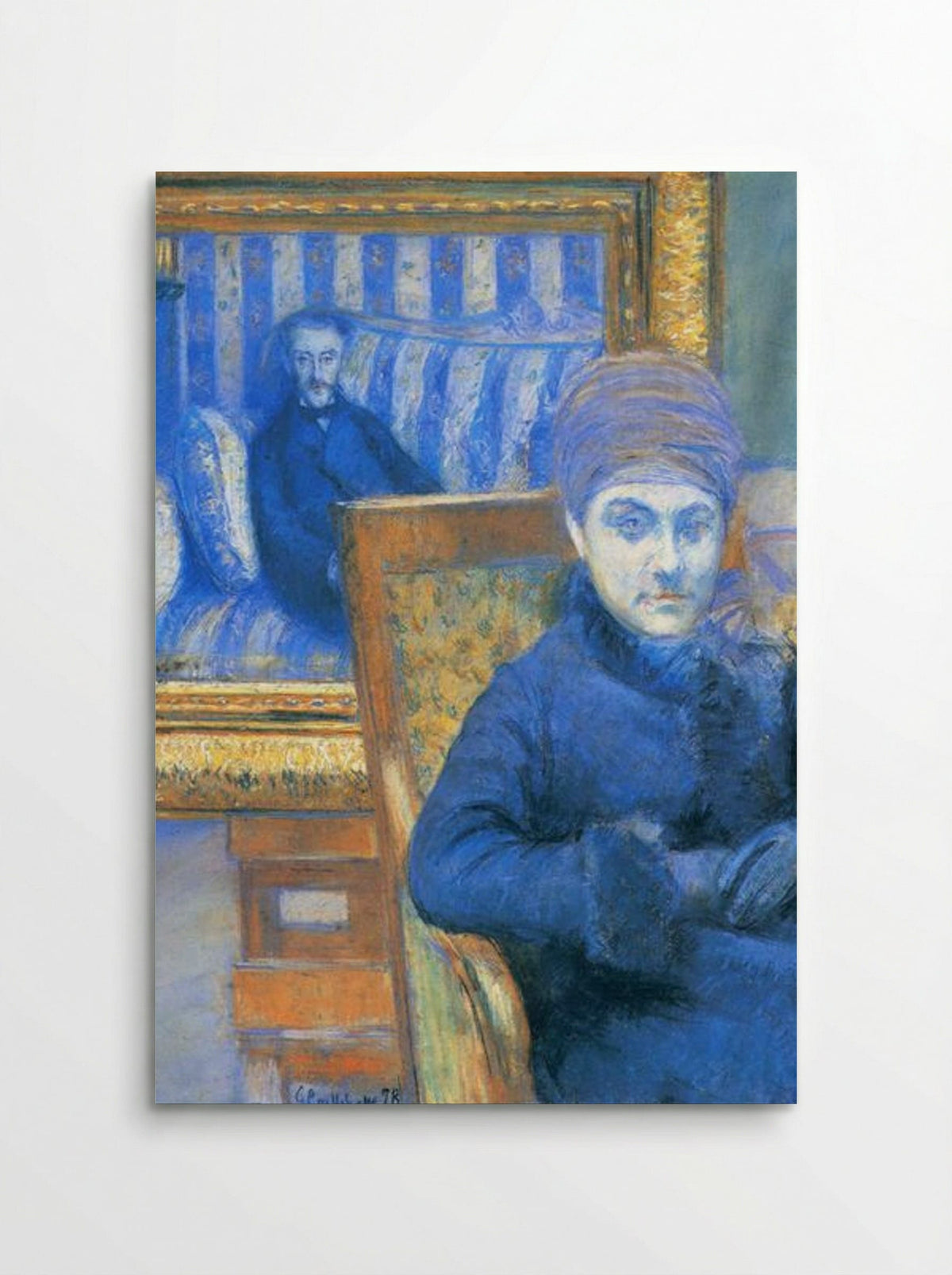 Portrait of Madame X - Gustave Caillebotte - Poster