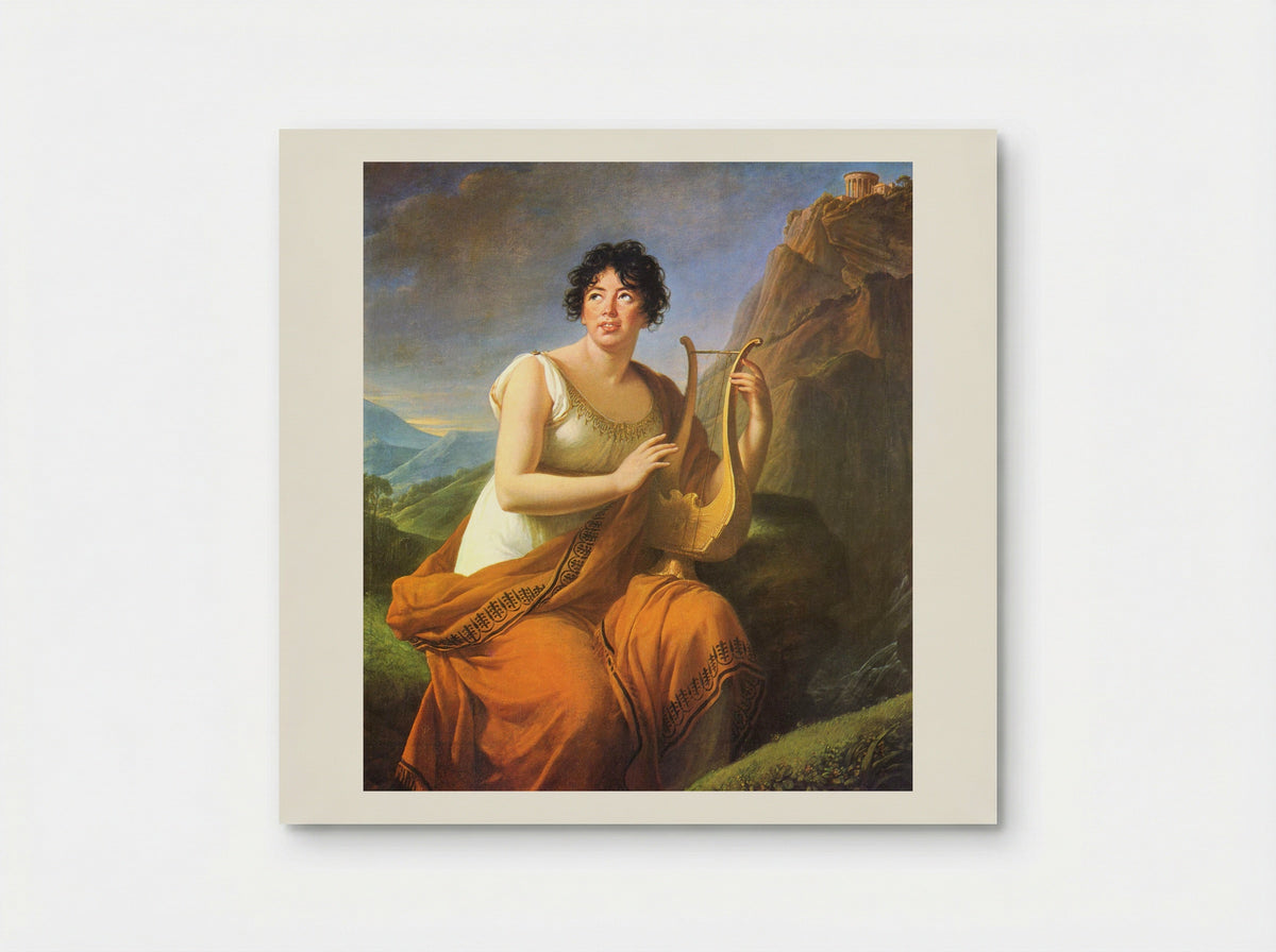 Portrait of Madame de Staël as Corinne - Louise Elisabeth Vigée Le Brun - Poster