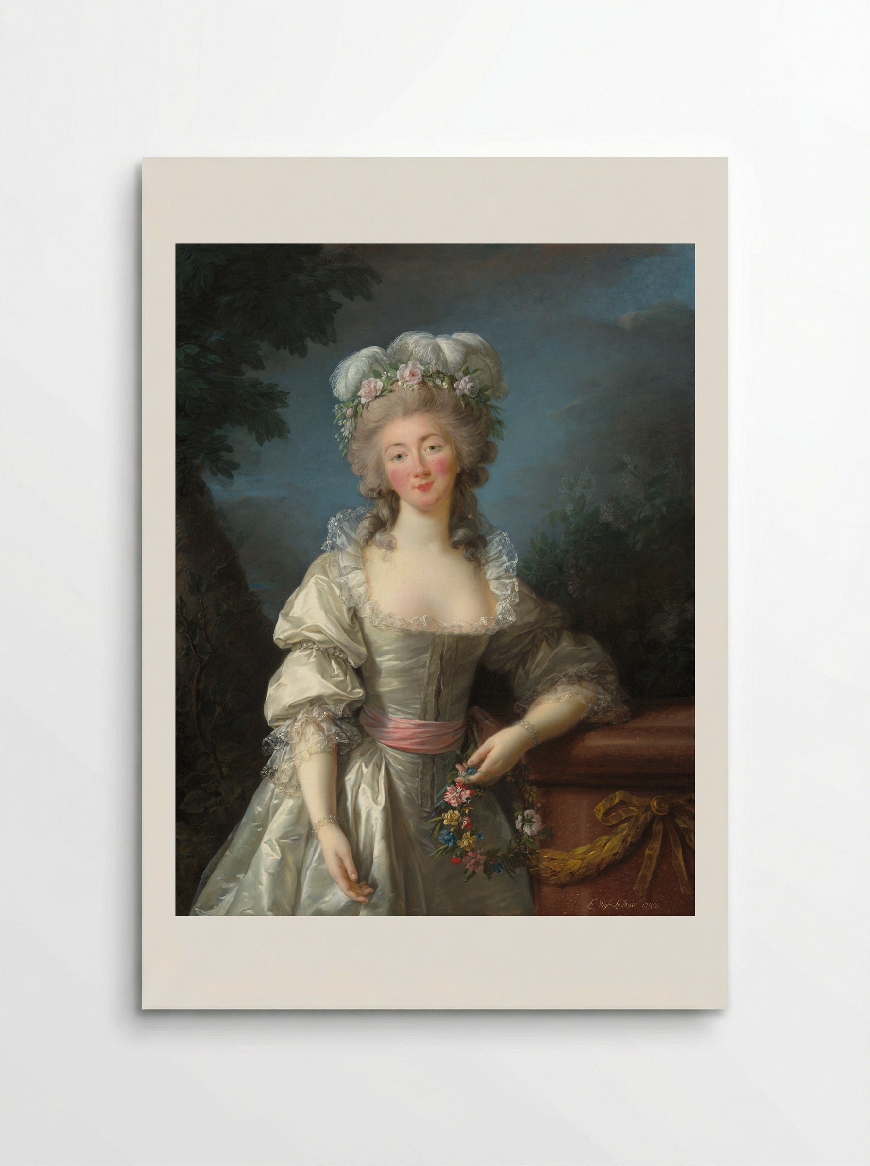 Portrait of Madame du Barry - Louise Elisabeth Vigée Le Brun - Poster