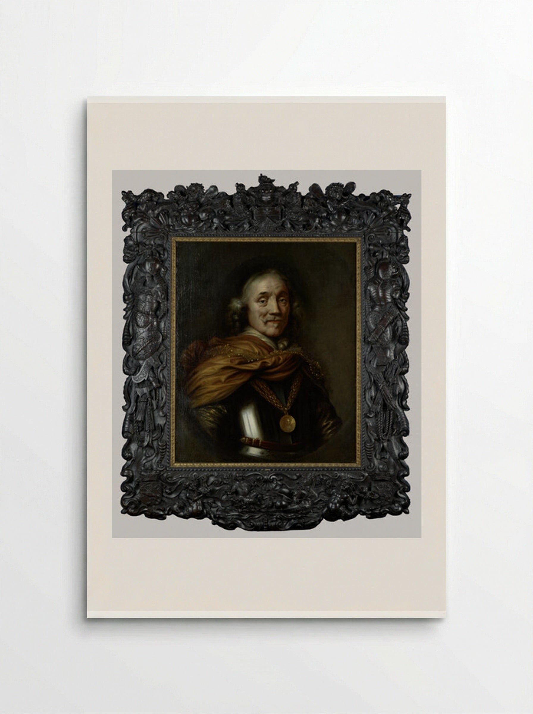Portrait of Maerten Harpertsz Tromp - Jan Lievens - Poster