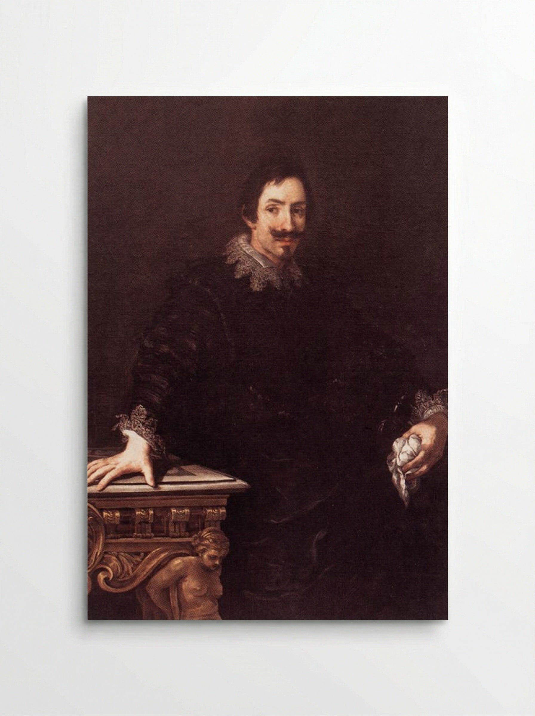 Portrait of Marcello Sacchetti - Pietro da Cortona - Poster