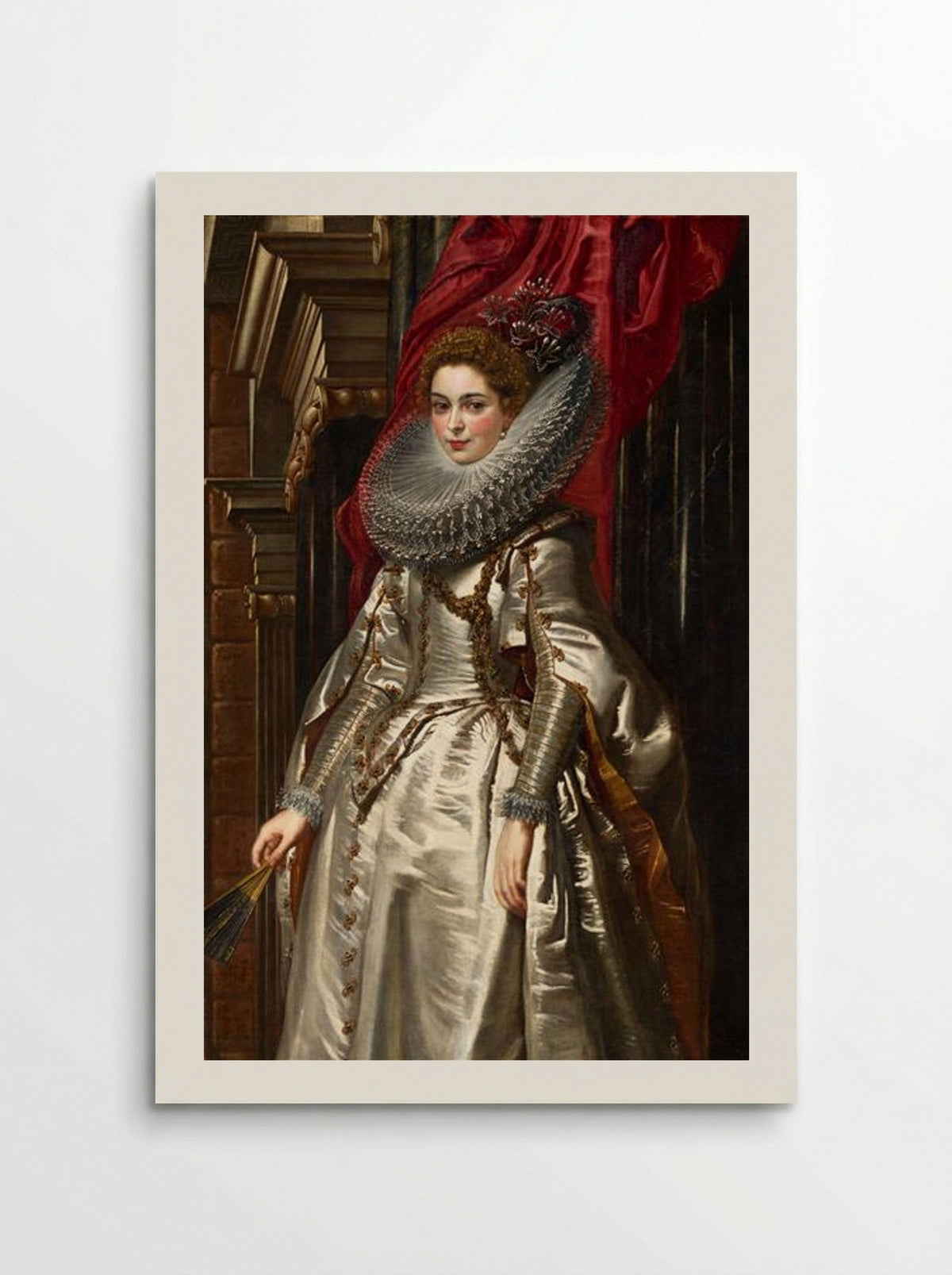 Portrait of Marchesa Brigida Spinola Doria - Peter Paul Rubens - Poster
