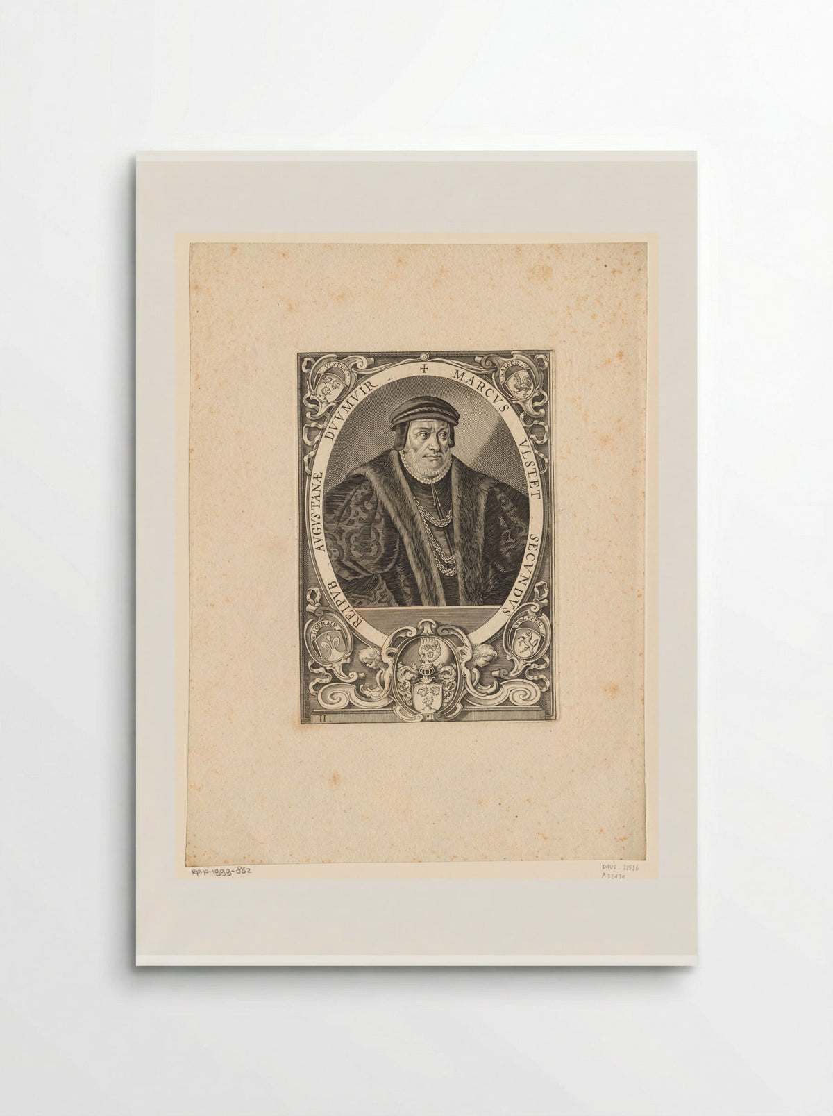 Portrait of Marcus Ulstet - Lucas Kilian - Poster