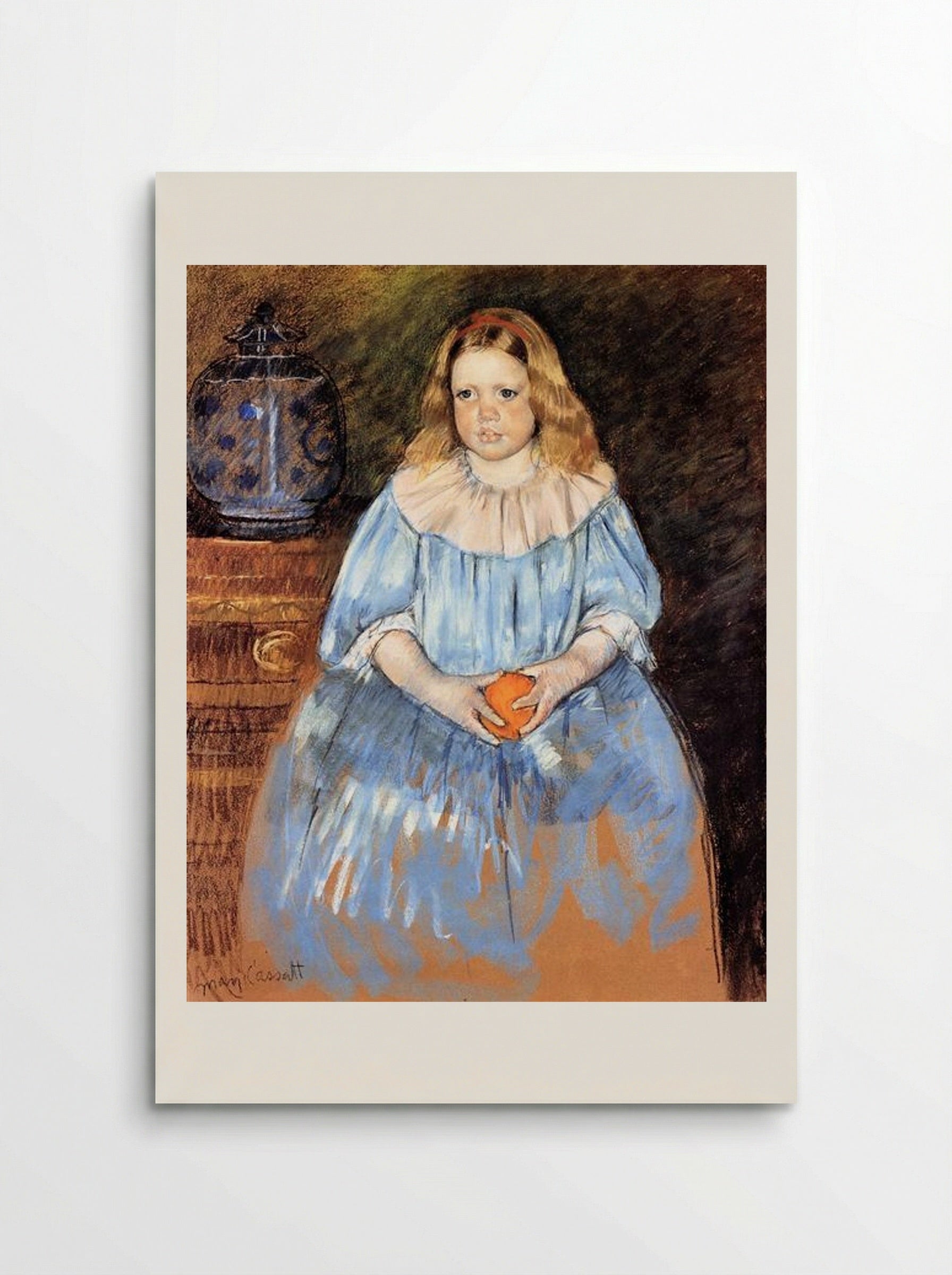Portrait of Margaret Milligan Sloan (no.2) - Mary Cassatt - Poster