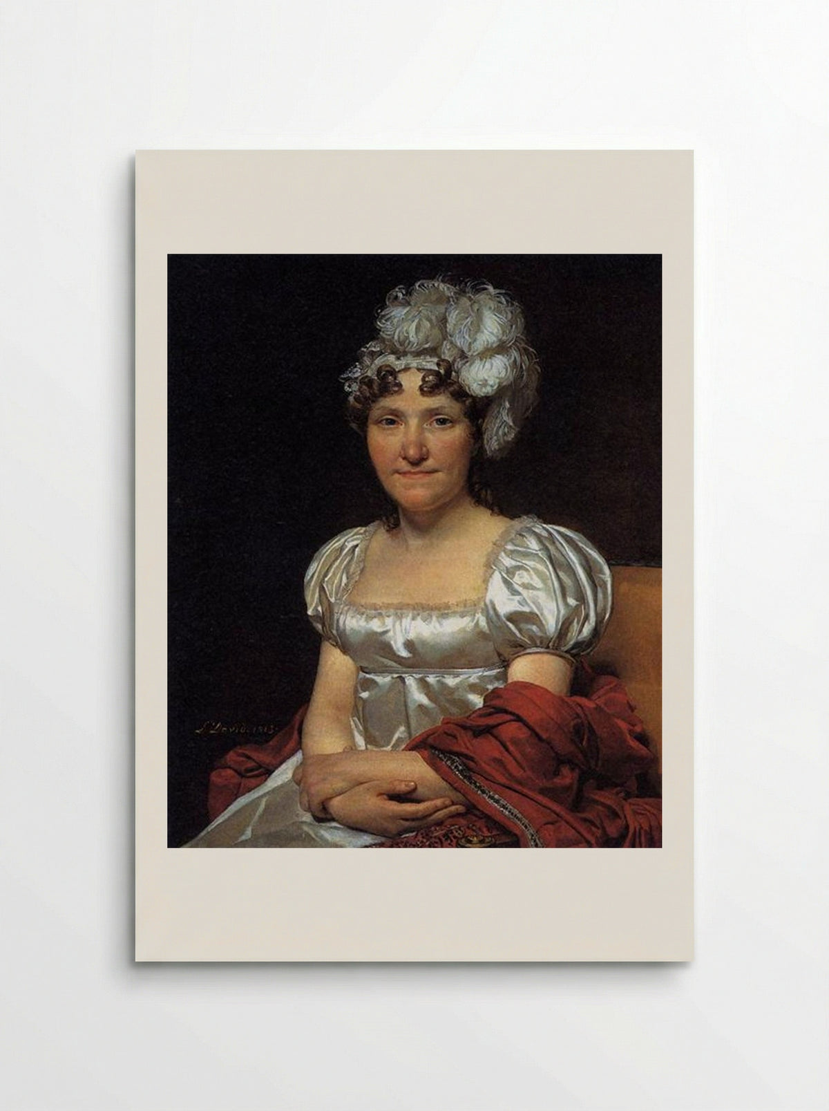Portrait of Marguerite Charlotte David - Jacques-Louis David - Poster