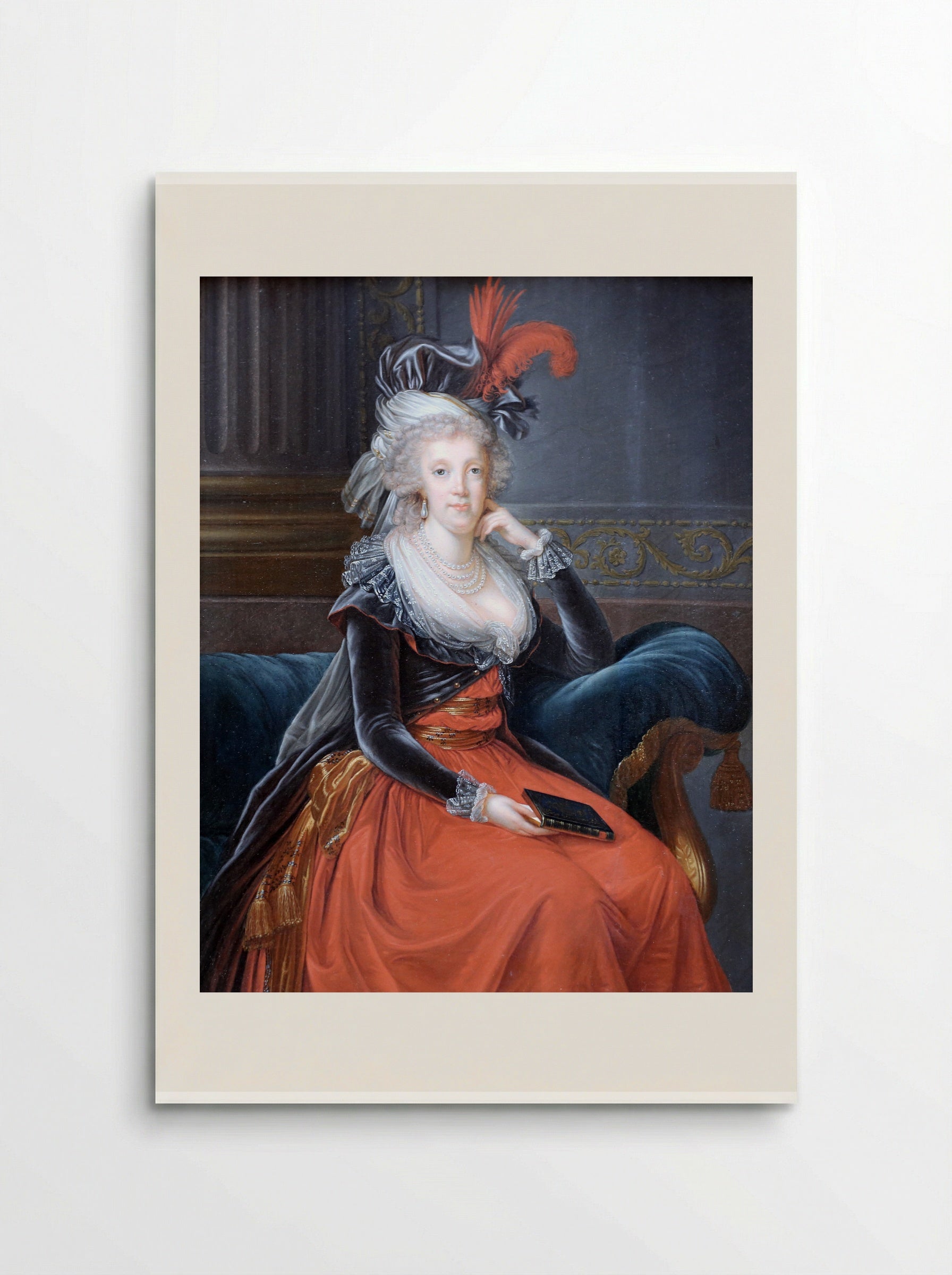 Portrait of Maria Carolina of Austria - Louise Elisabeth Vigée Le Brun - Poster