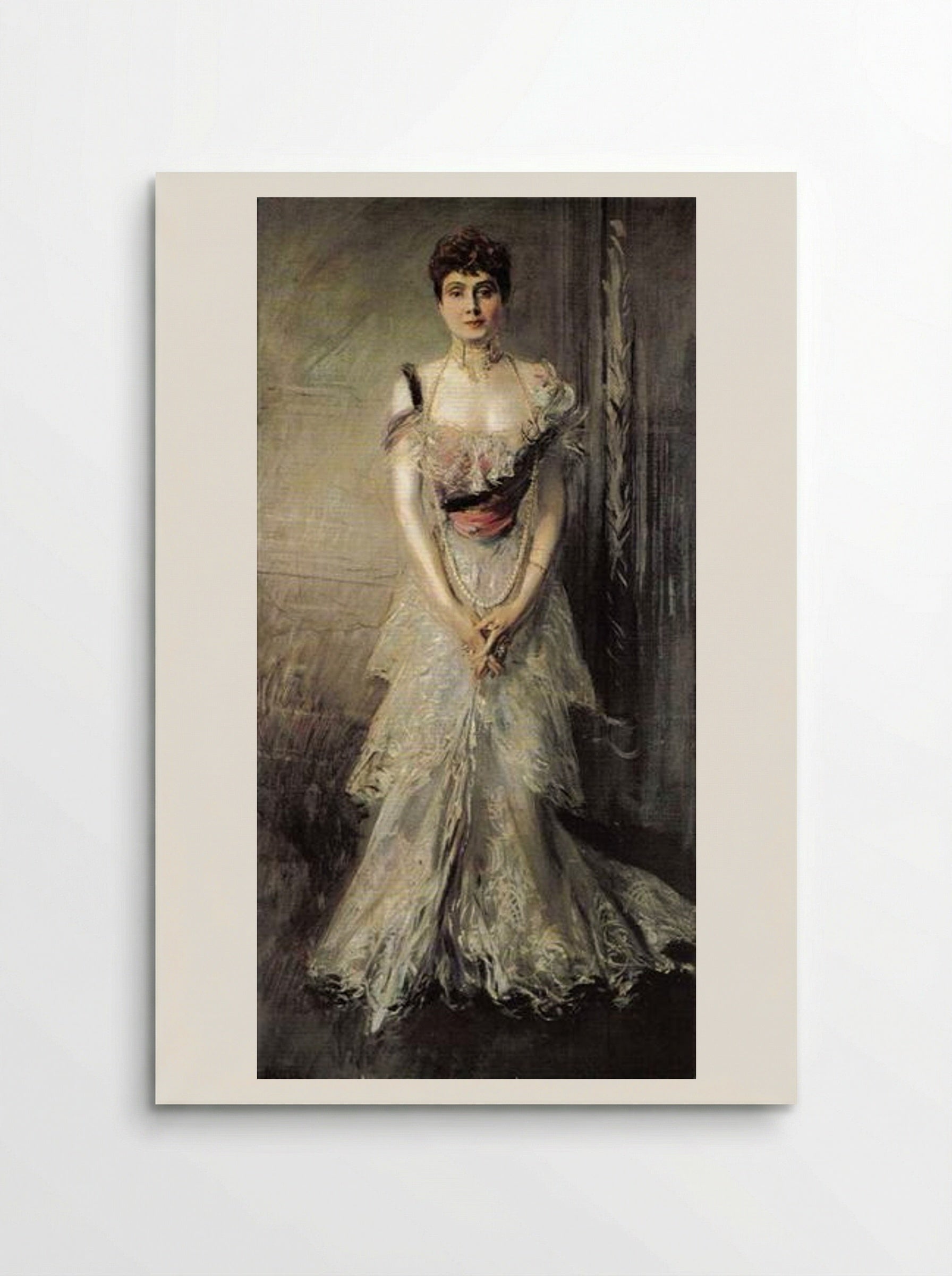 Portrait of Maria Eulalia of Spain - Giovanni Boldini - Poster