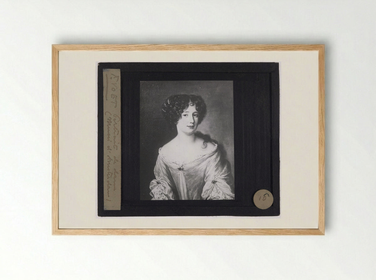 Portrait of Maria Mancini - Jacob Ferdinand Voet - Framed Print Wood