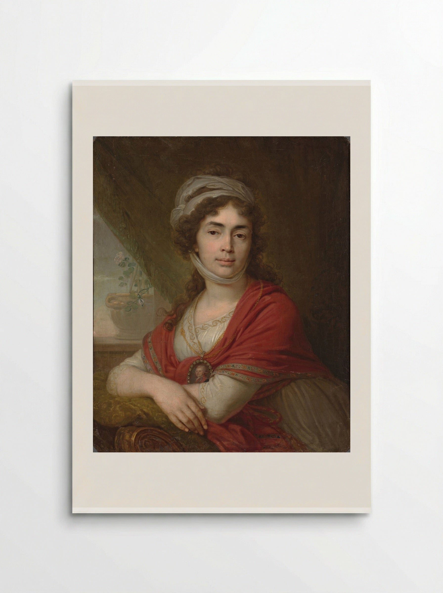 Portrait of Maria Norova - Vladimir Borovikovsky - Poster