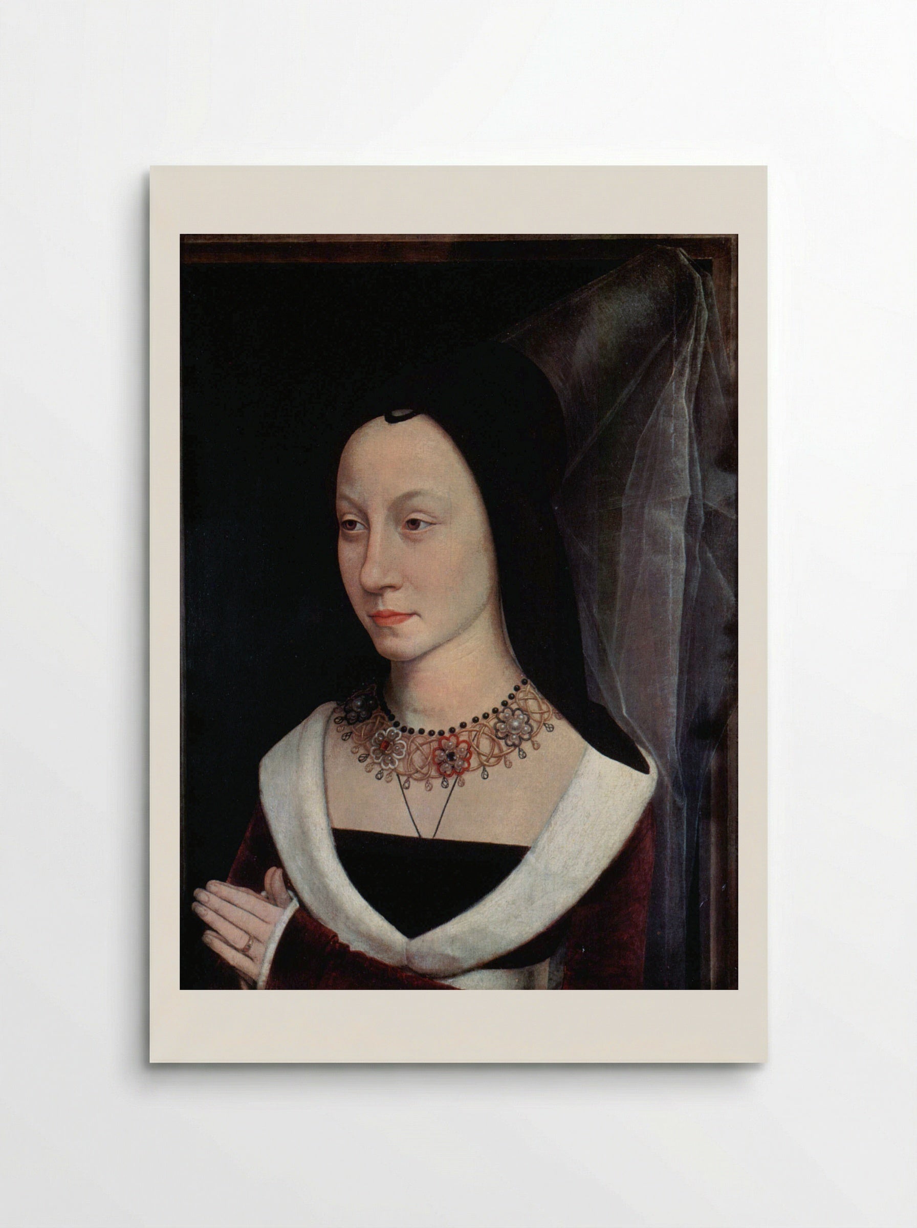 Portrait of Maria Portinari - Hans Memling - Poster
