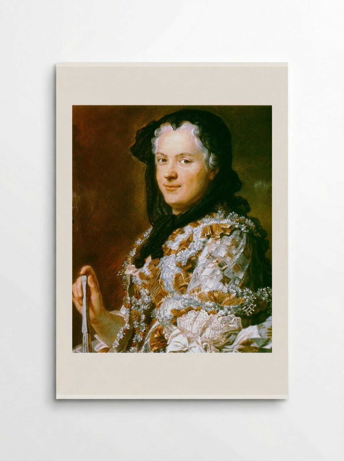 Portrait of Marie Leszczyńska, Queen of France - Maurice Quentin de La Tour - Poster
