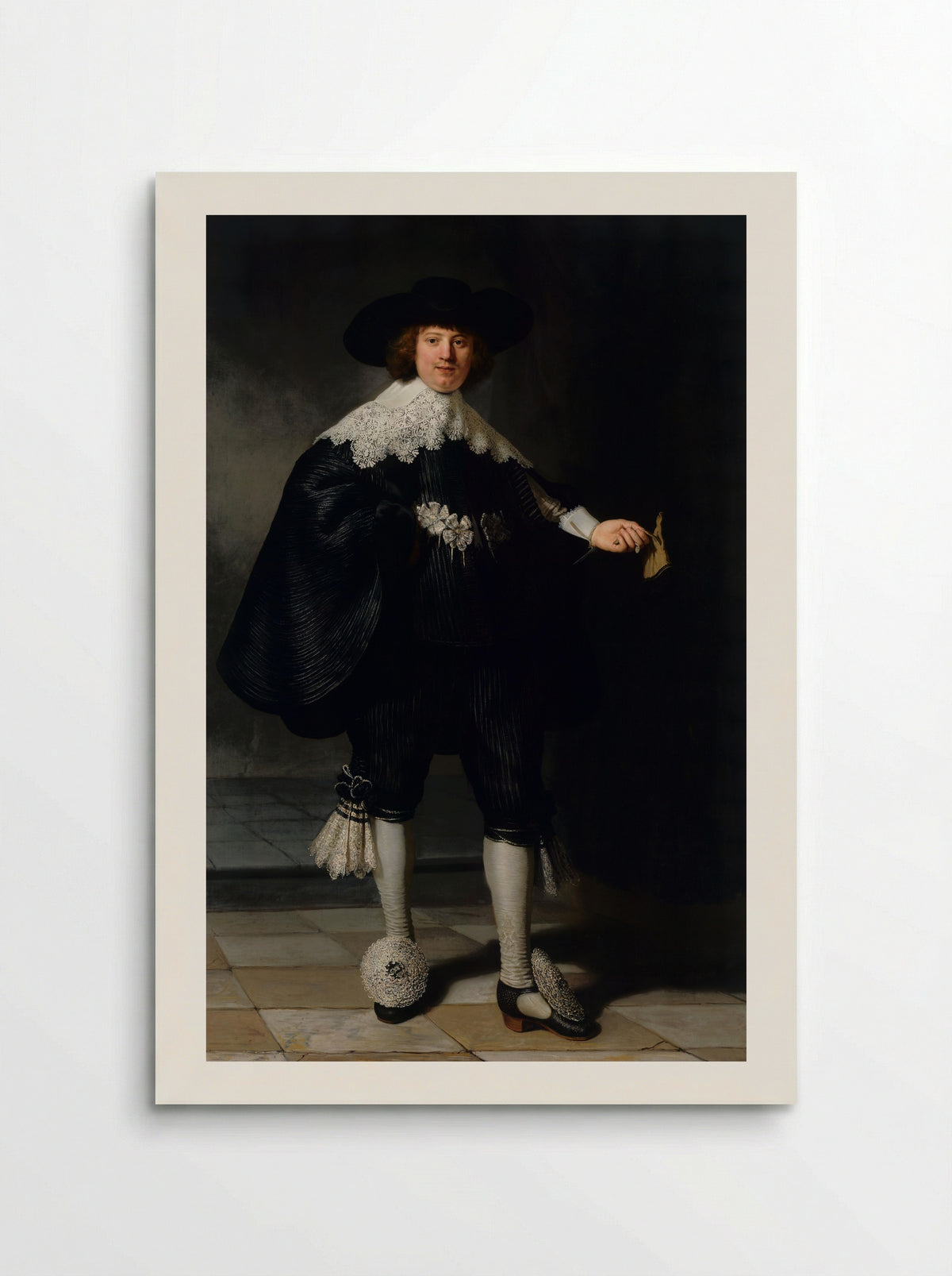 Portrait of Marten Soolmans - Rembrandt van Rijn - Poster