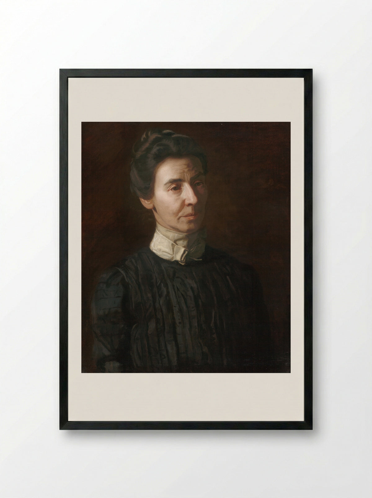 Portrait of Mary Adeline Williams - Thomas Eakins - Framed Print Black