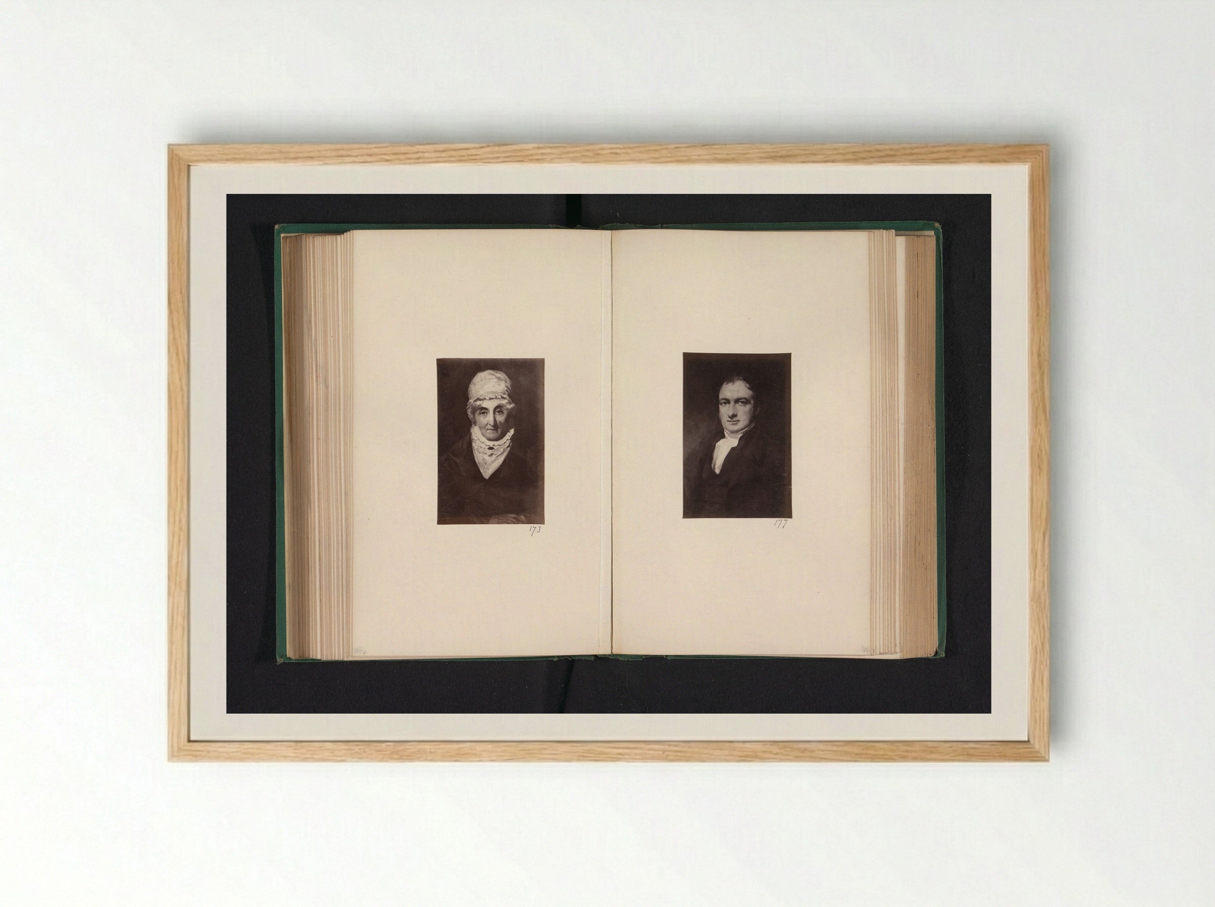 Portrait of Mary Buchanan - Thomas Annan - Framed Print Wood