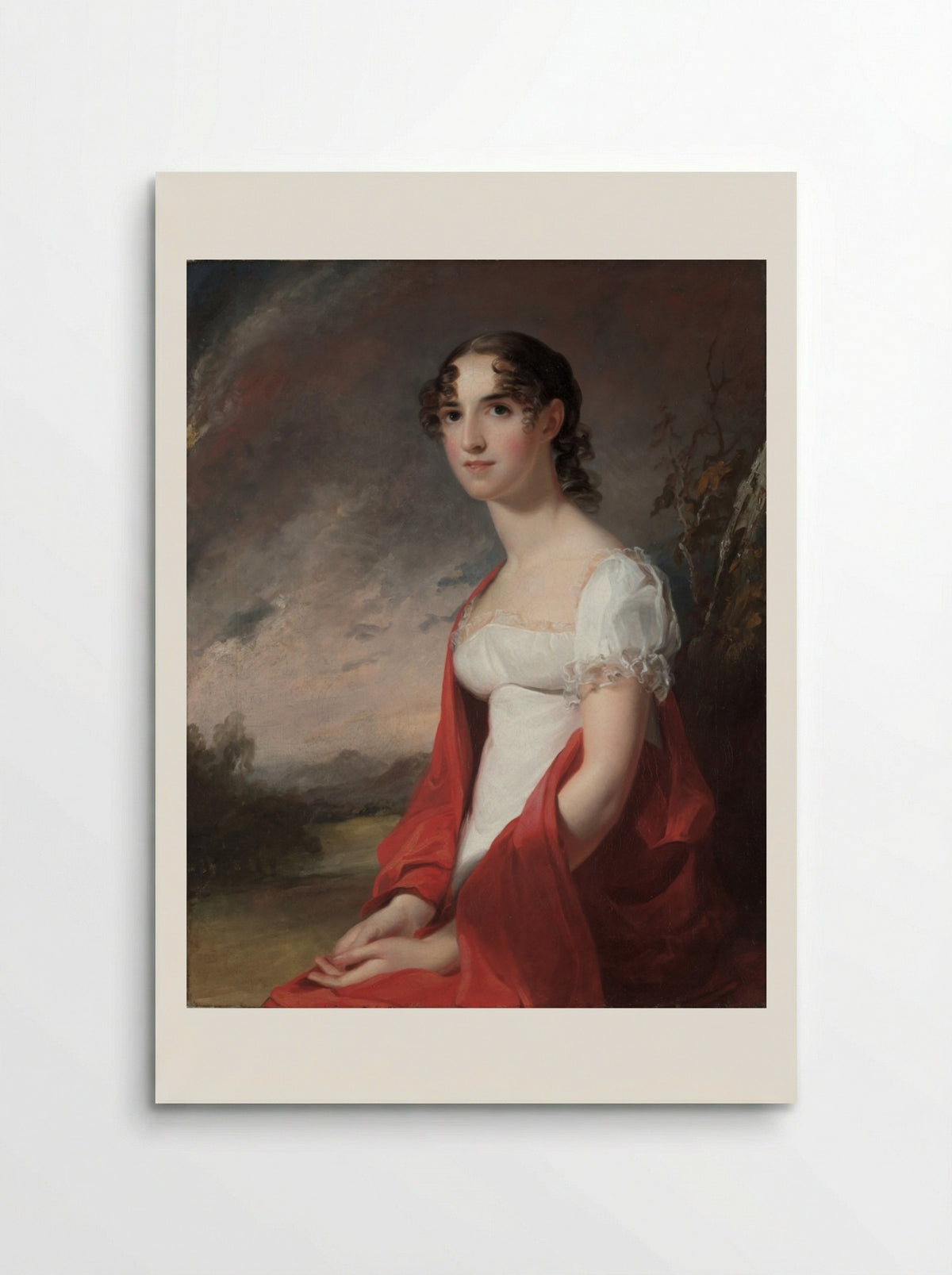 Portrait of Mary Sicard David - Thomas Sully - Poster