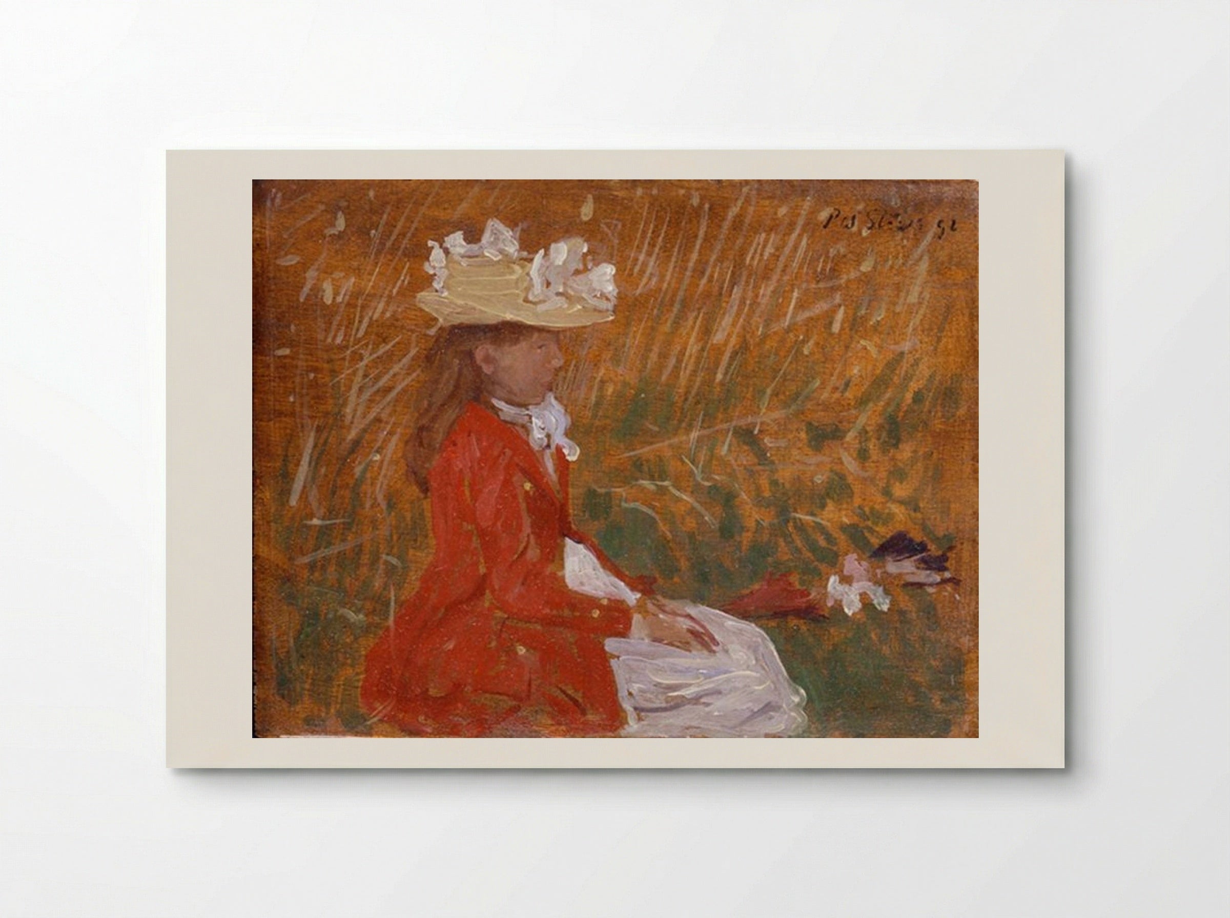Portrait of Miss Rose Pettigrew - Philip Wilson Steer - Poster