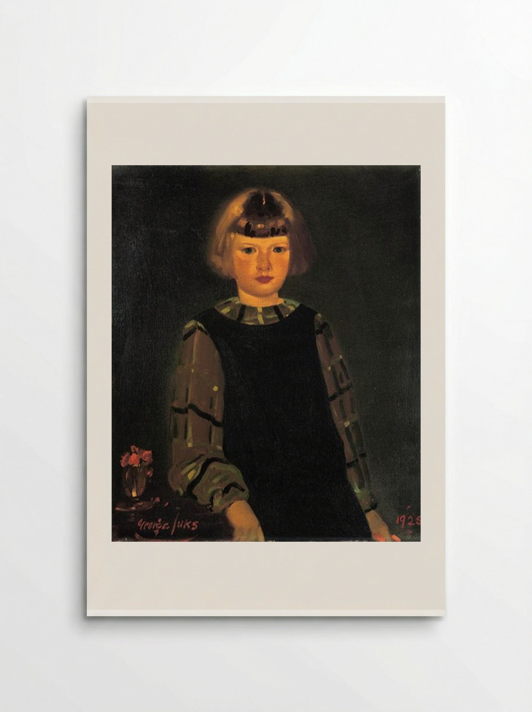 Portrait of Miss Ruth Breslin - George Luks - Poster