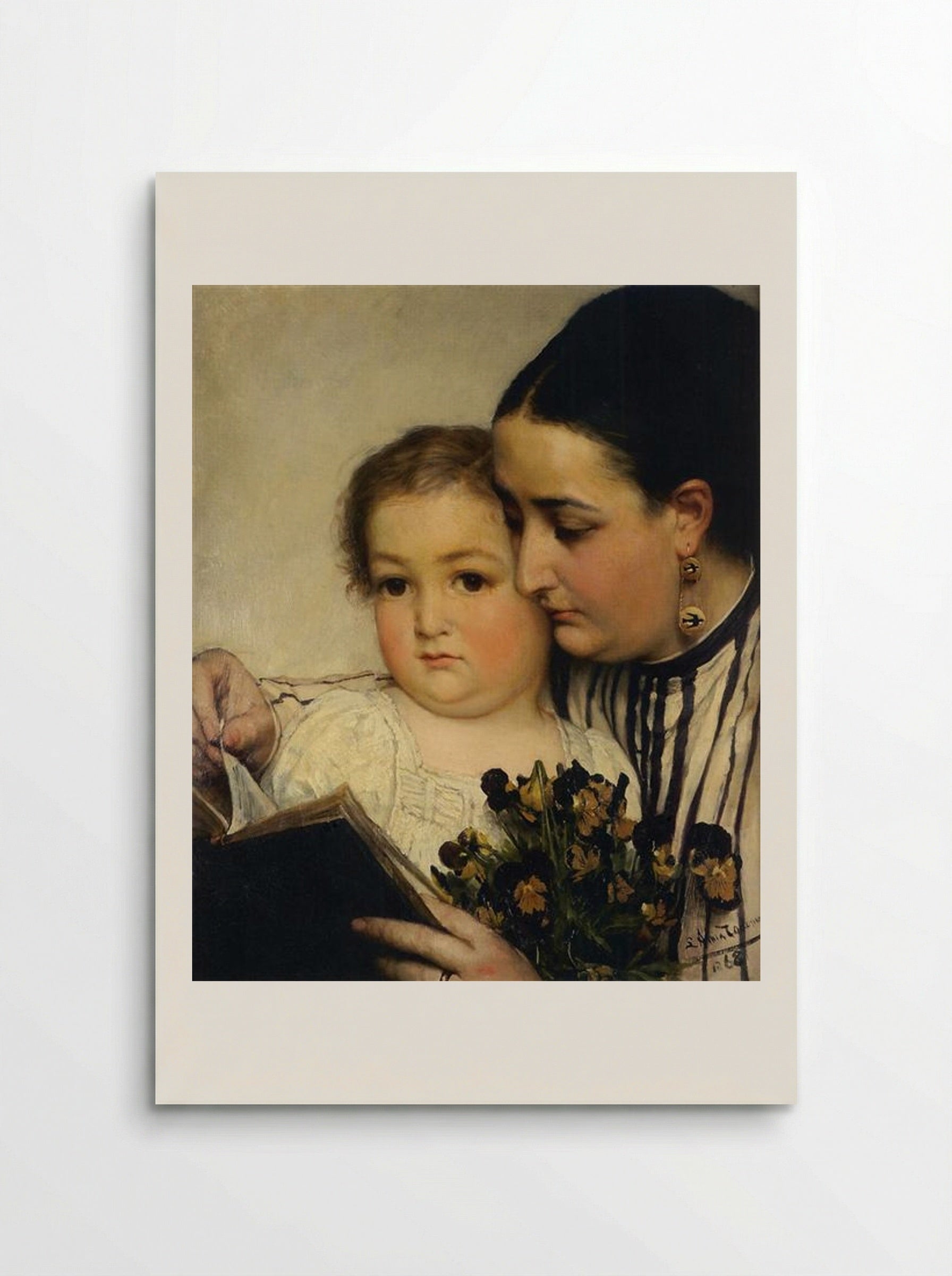 Portrait of Mme Bonnefoy and M. Puttemans - Sir Lawrence Alma-Tadema - Poster