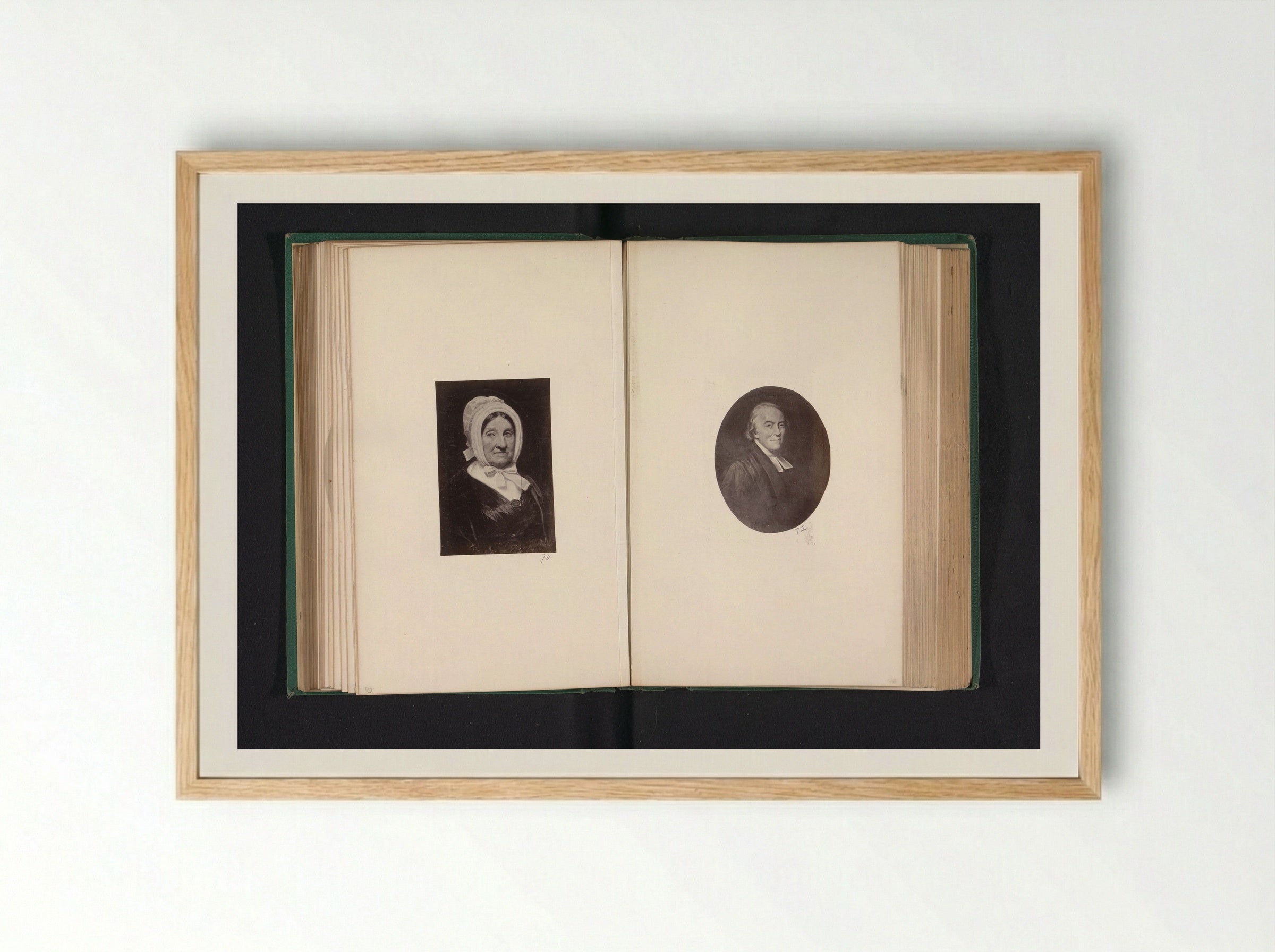 Portrait of Mrs. Baird - Thomas Annan - Framed Print Wood