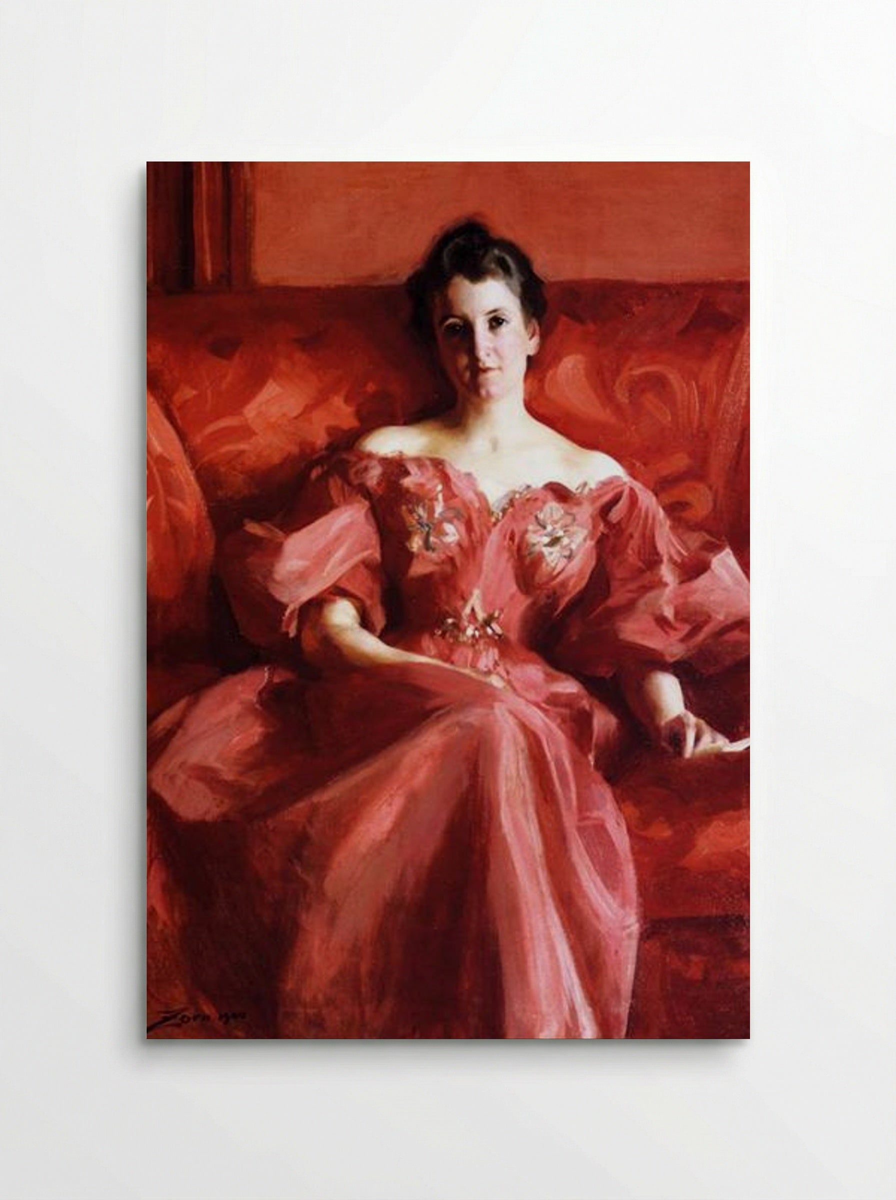 Portrait of Mrs. Howe - Anders Zorn - Poster