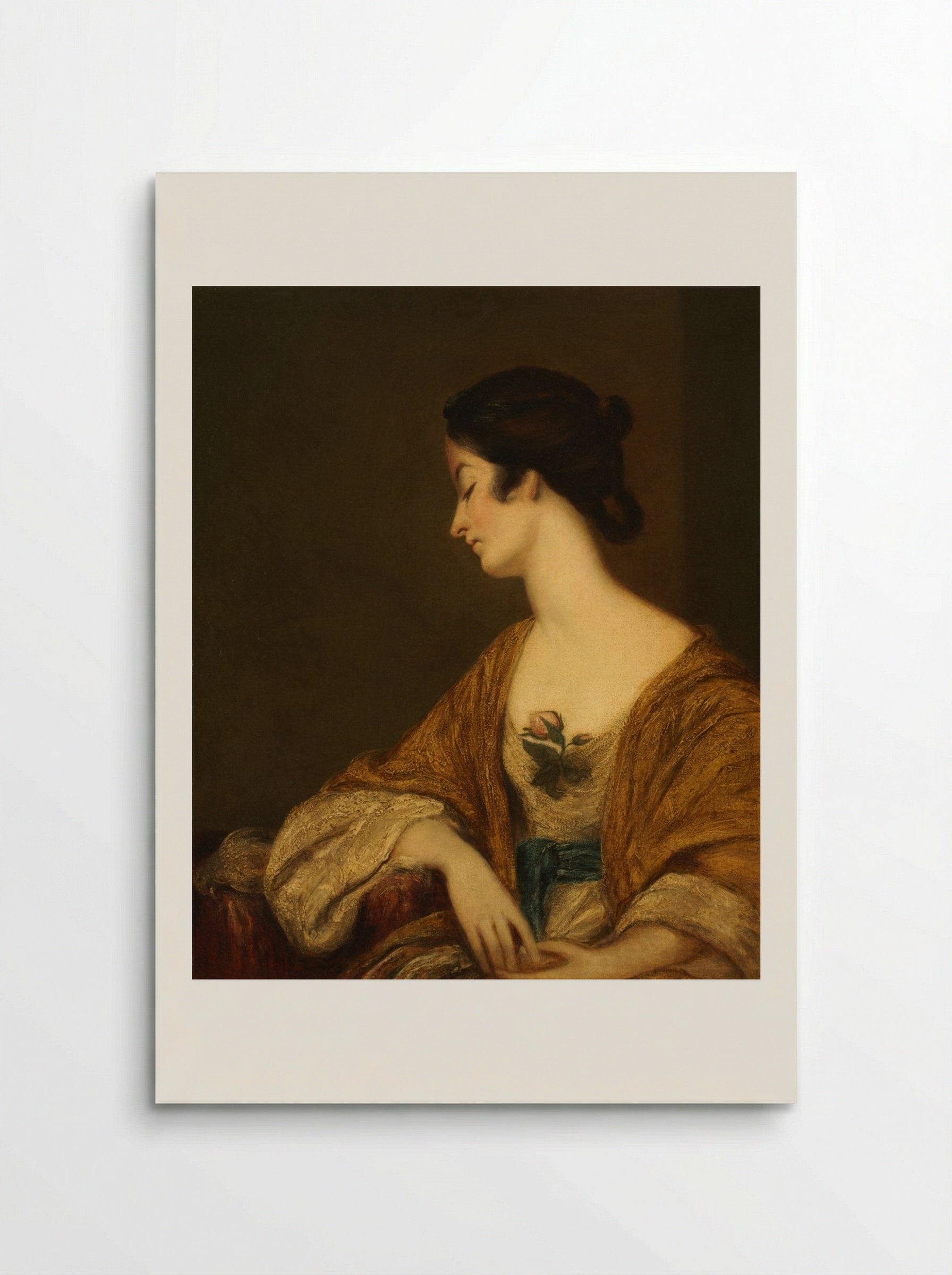 Portrait of Mrs. George Collier - Joshua Reynolds - Poster