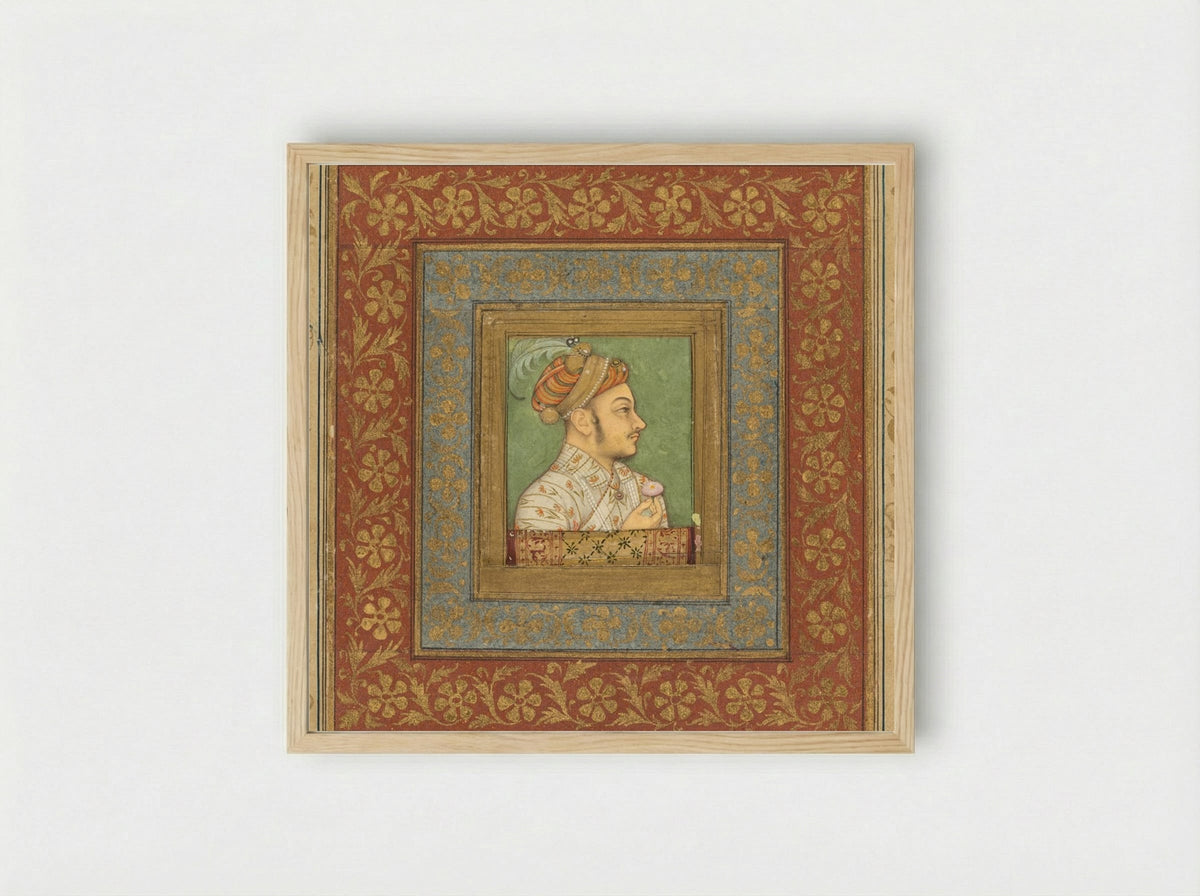 Portrait of Murad Bakhsh - Balchand - Framed Print Wood