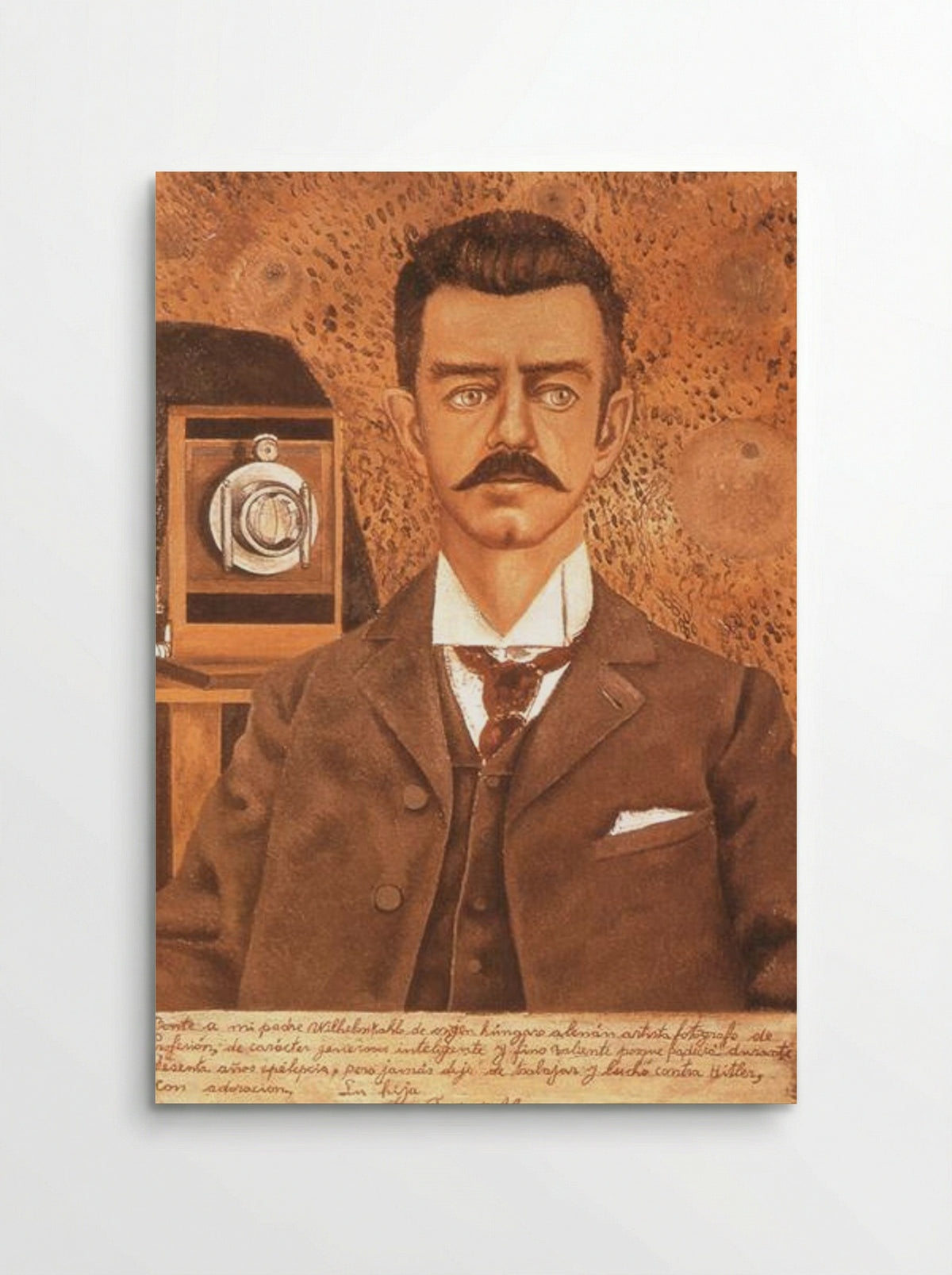Portrait of My Father (Wilhelm Kahlo) - Frida Kahlo - Poster