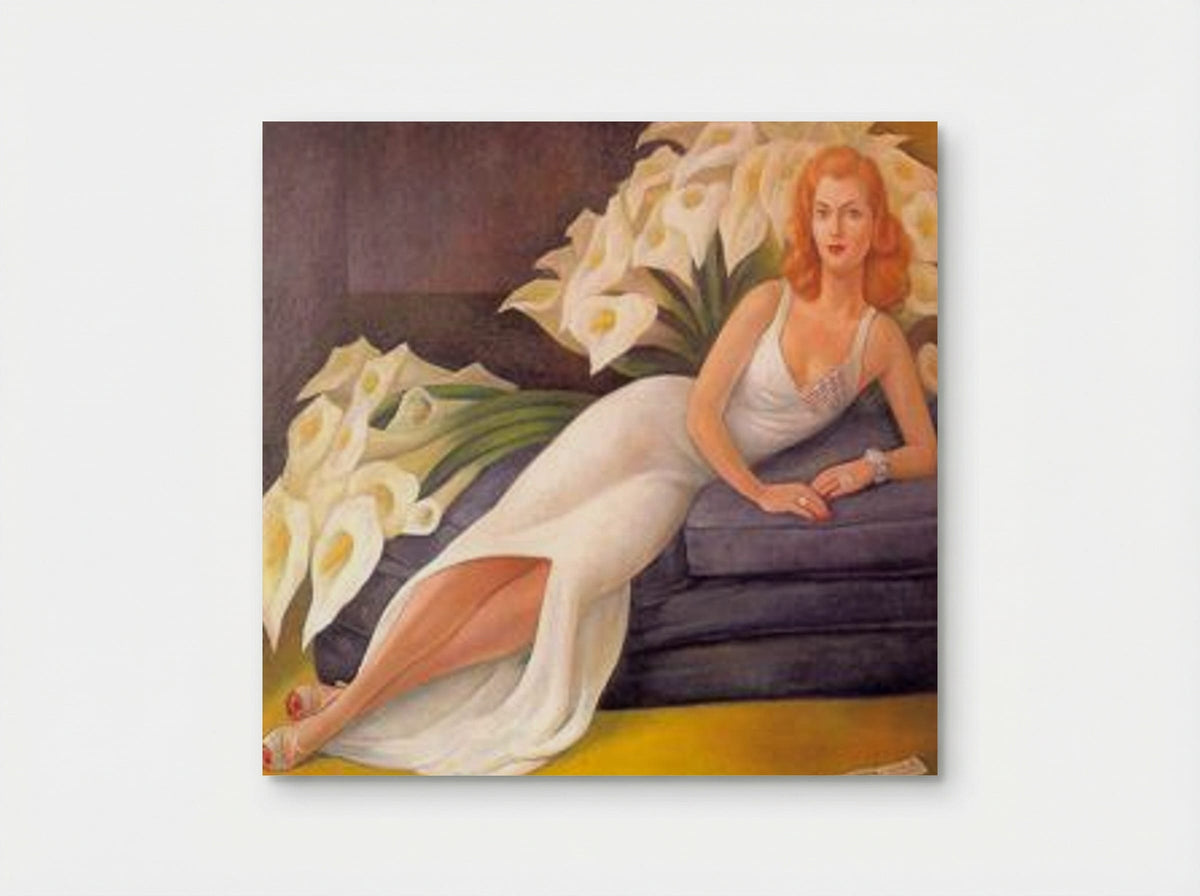 Portrait of Natasha Zakólkowa Gelman - Diego Rivera - Poster