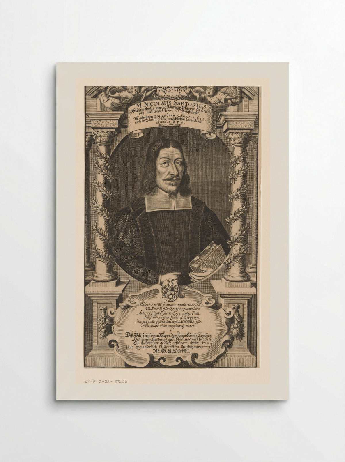 Portrait of Nicolaus Sartorius - Christian Romstet - Poster