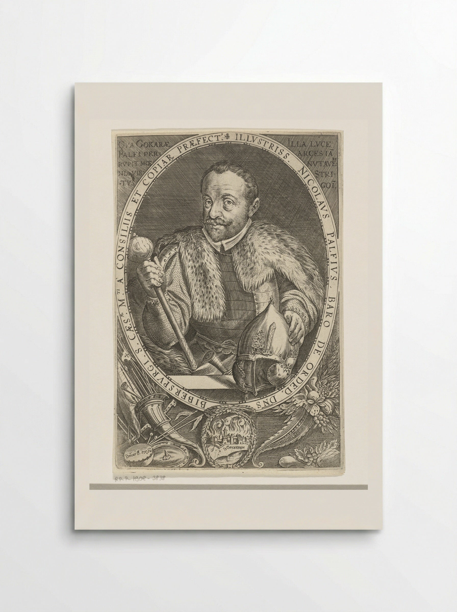 Portrait of Nikolaus Pálffy, Baron of Erdőd - Dominicus Custos - Poster
