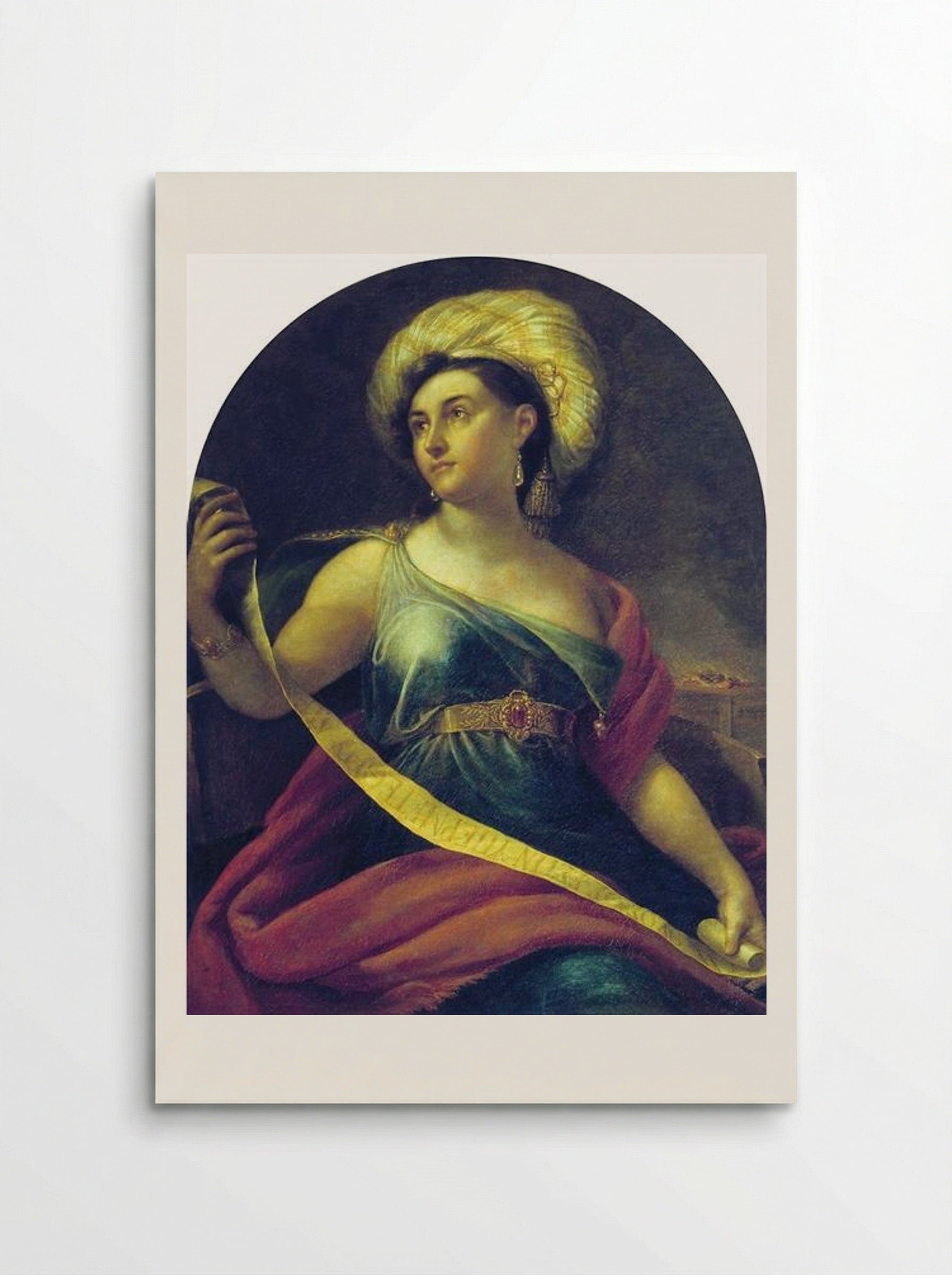 Portrait of Nimfodora Semenova - Orest Kiprensky - Poster