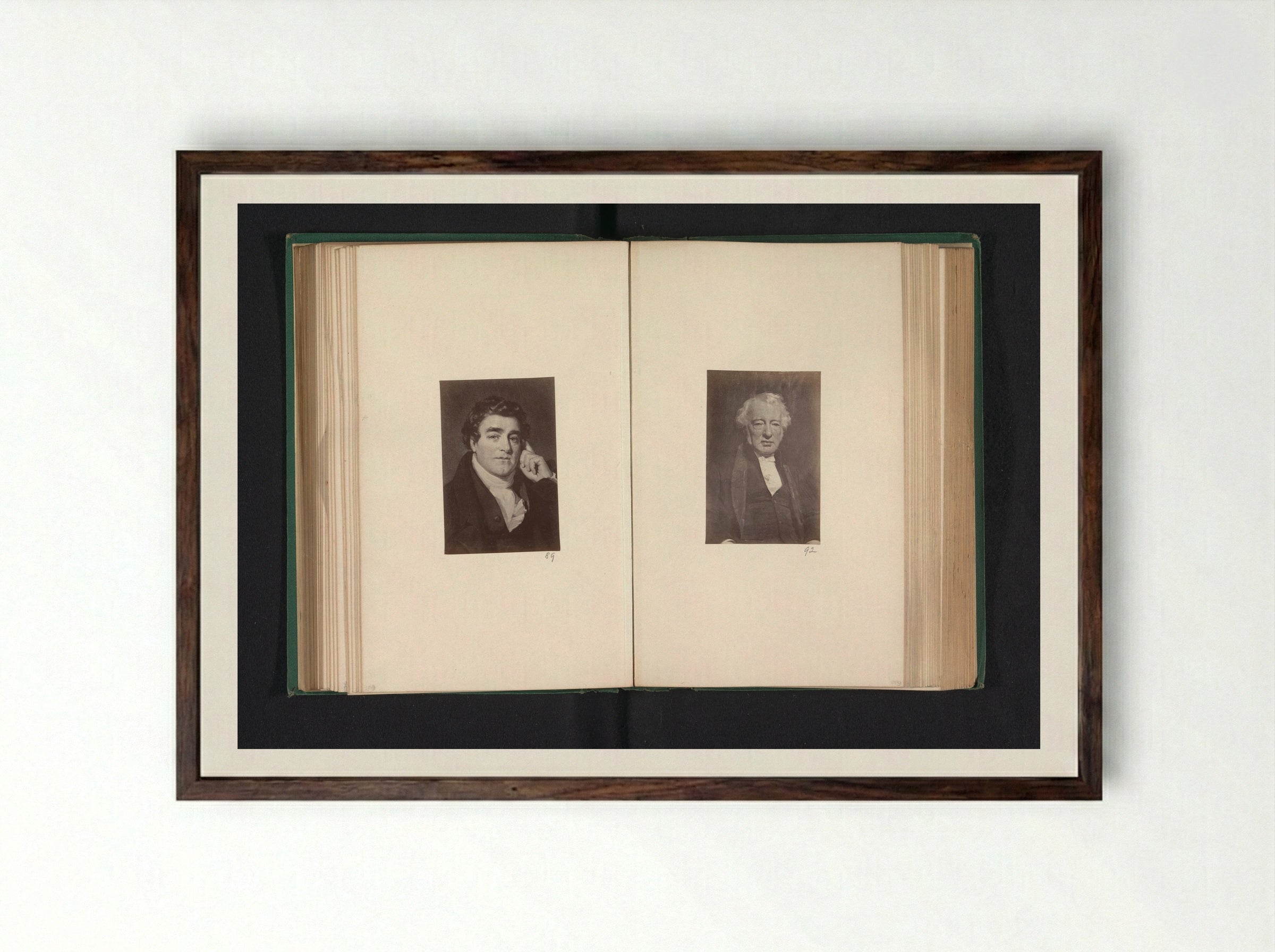 Portrait of Norman MacLeod - Thomas Annan - Framed Print Dark Wood